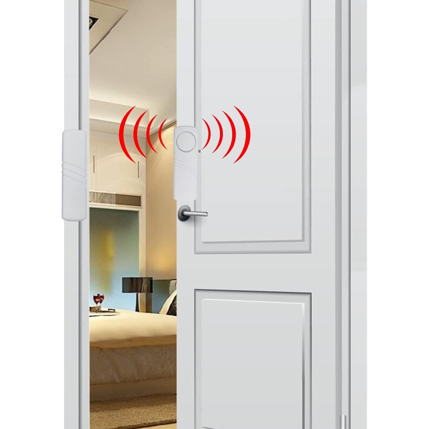 Paquete de 4 Alarmas de Seguridad Peixiong para Puertas y Ventanas