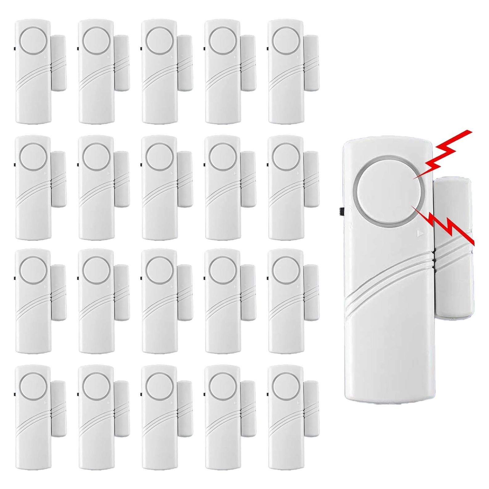 Paquete de 20 Alarmas de Seguridad Peixiong para Puertas y Ventanas