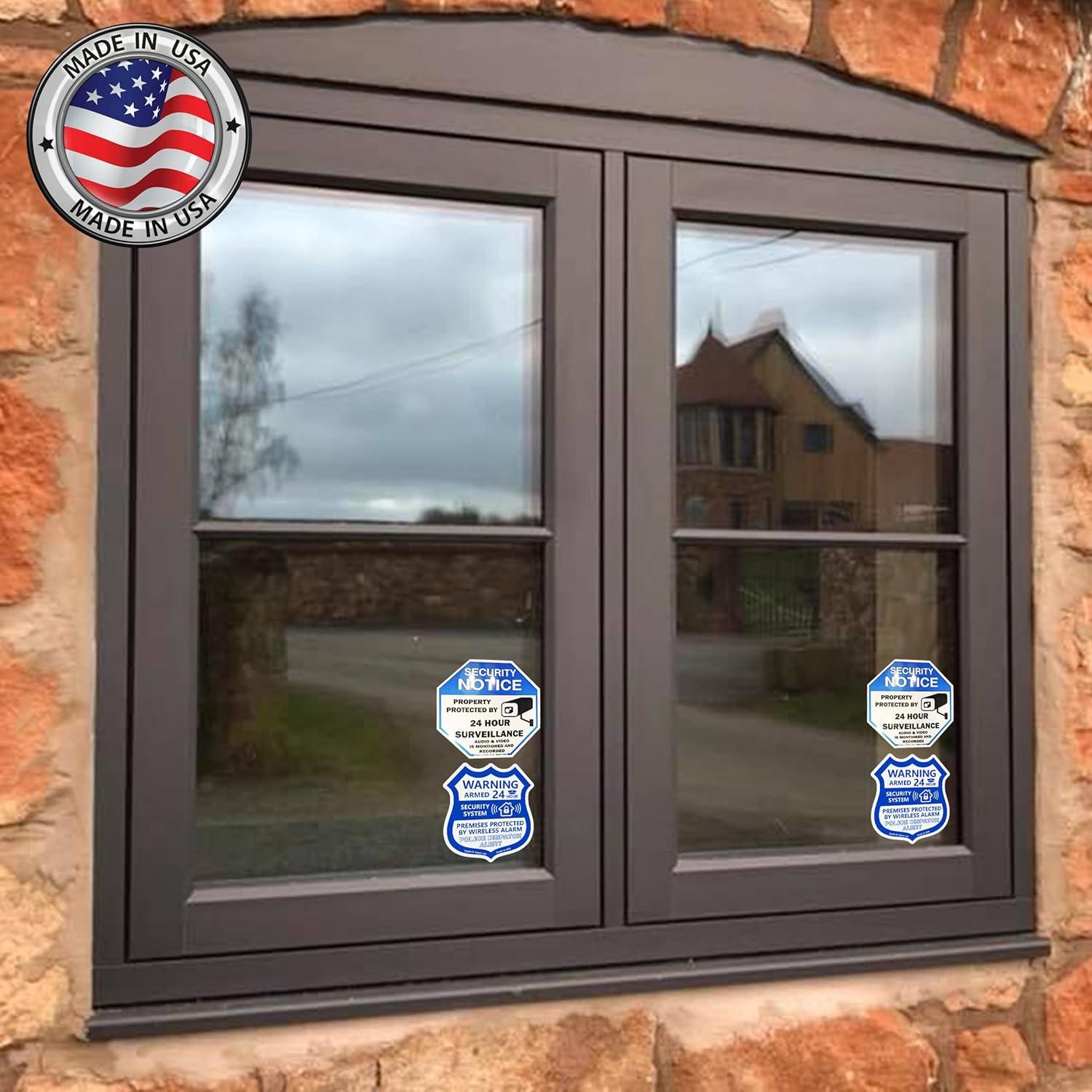 Pegatinas de Seguridad Psyfer 12 Piezas Resistente al Agua UV