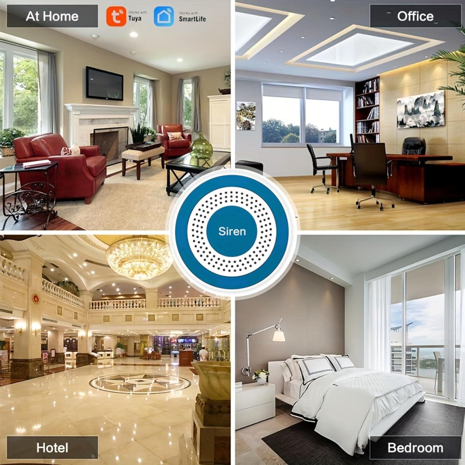 Sistema de Alarmas Inalámbrico Hapippofa para Hogar DIY - Kit 9 Piezas