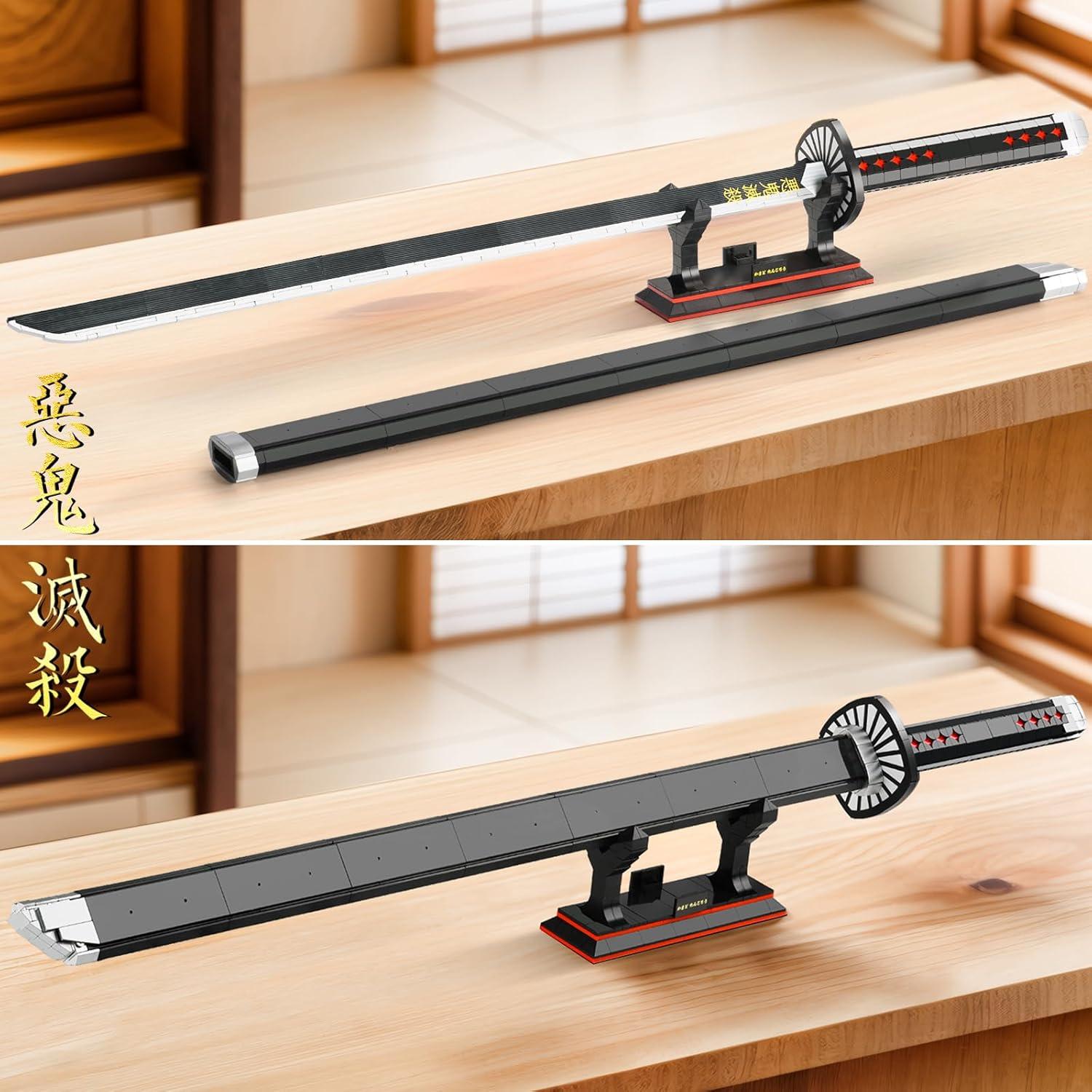 Conjunto de Construcción Espada Katana Demon Slayer Tanjiro 101 cm