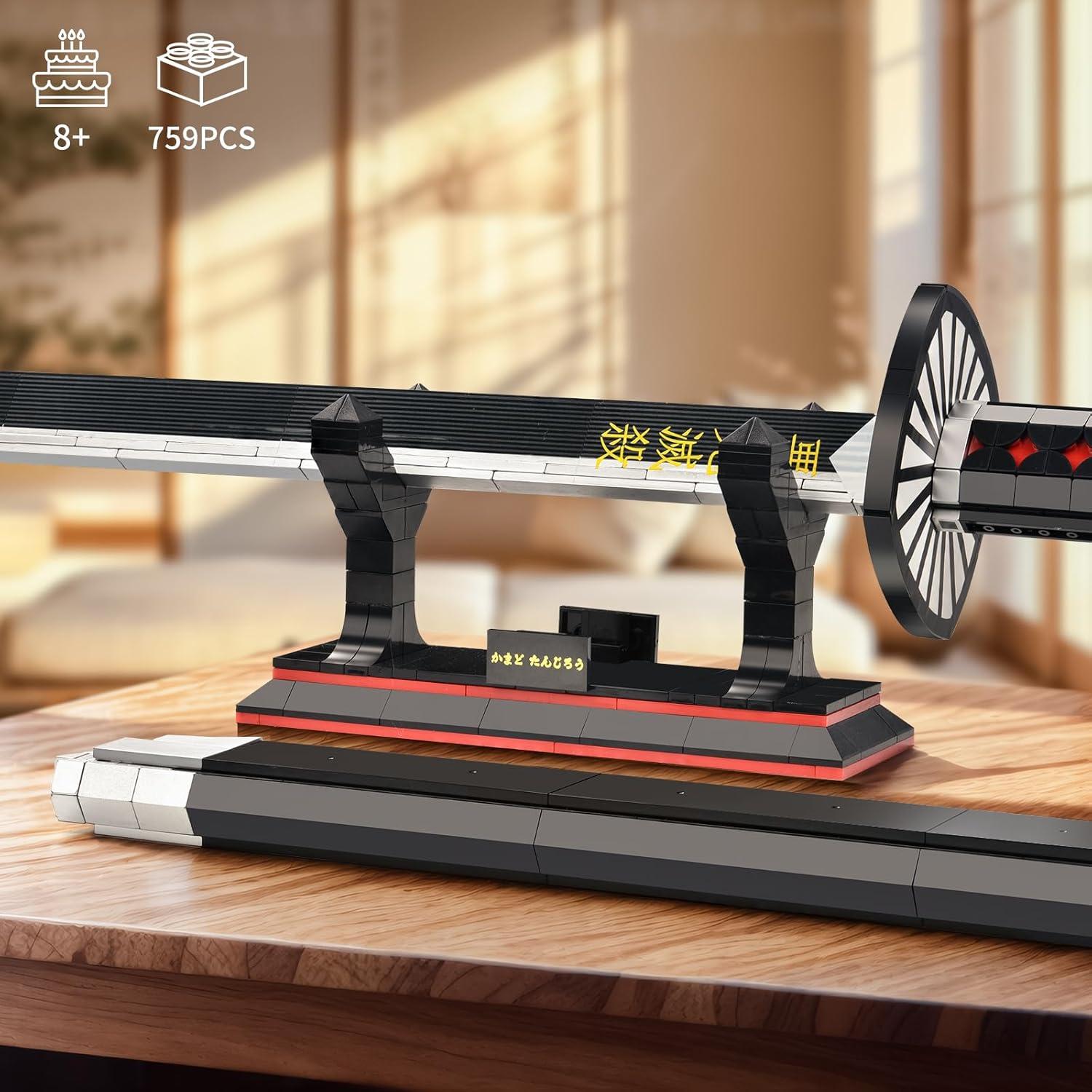 Conjunto de Construcción Espada Katana Demon Slayer Tanjiro 101 cm