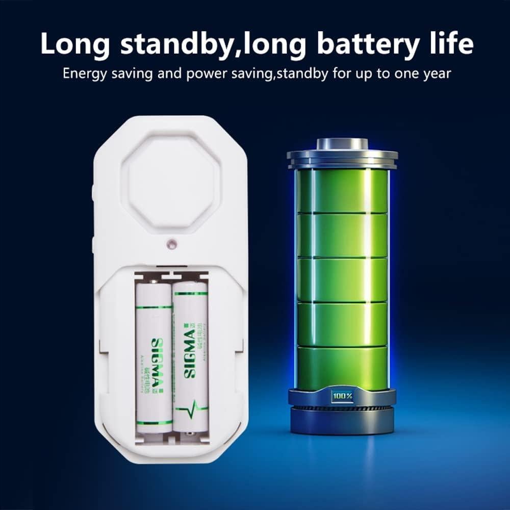 Alarma Inalámbrica de Puerta y Ventana Evernary - 6 Sensores + 2 Remotos