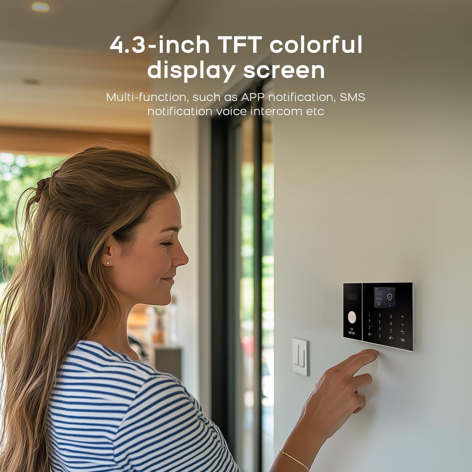 Sistema de Alarma Inalámbrico PGST A108F 24 Piezas 4G/WiFi