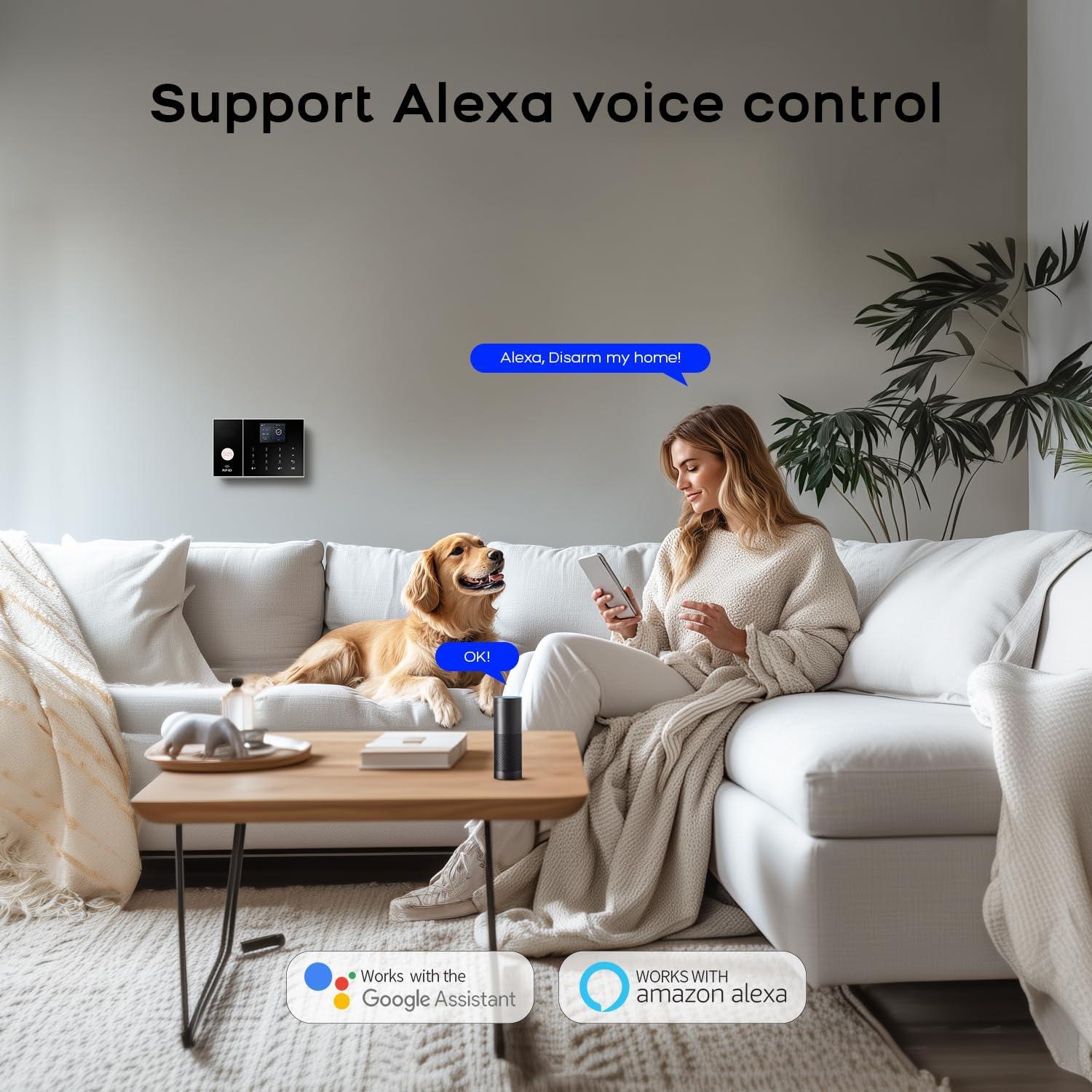 Sistema de Alarma Inalámbrico PGST A108F 24 Piezas 4G/WiFi