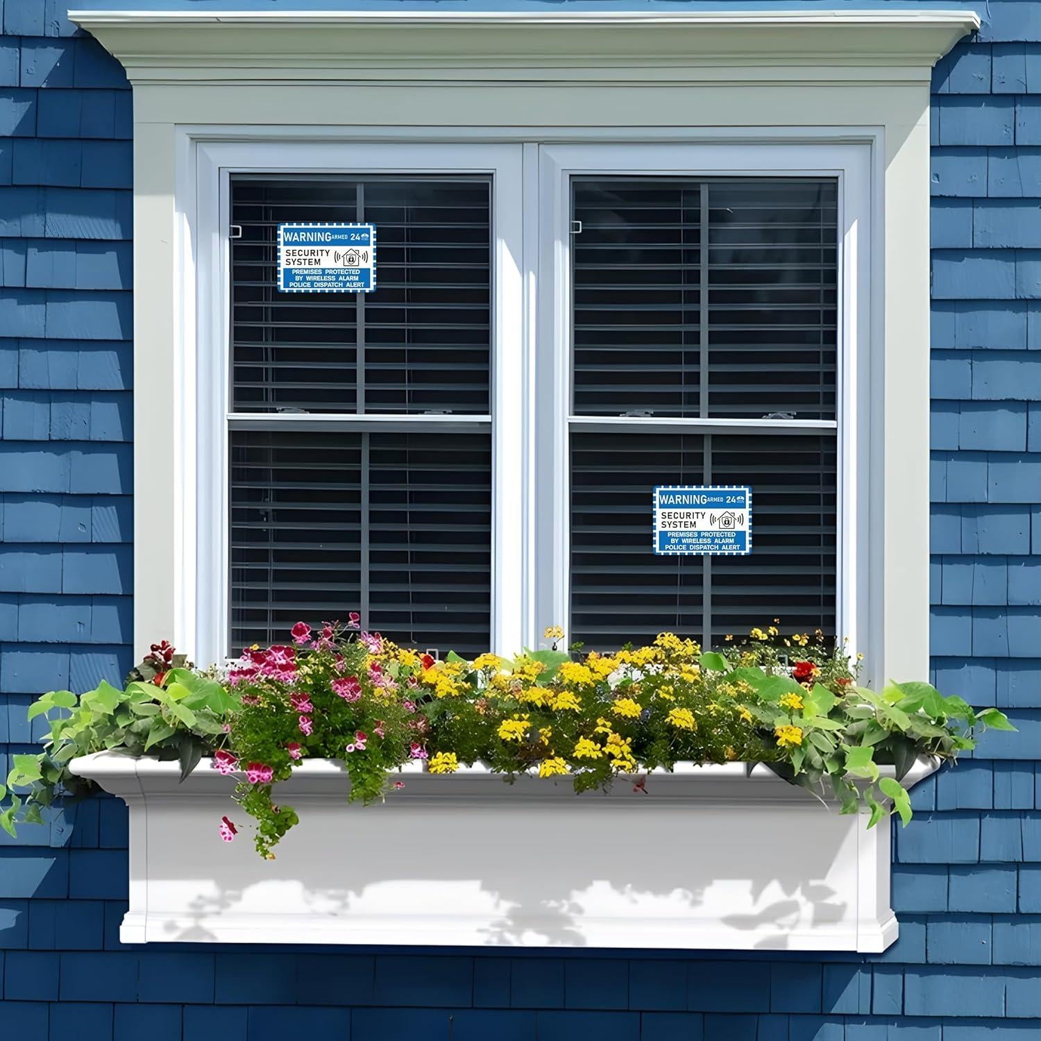 6 Señales de Alarma de Seguridad LUHIMO para Hogar 9.9x7.1cm