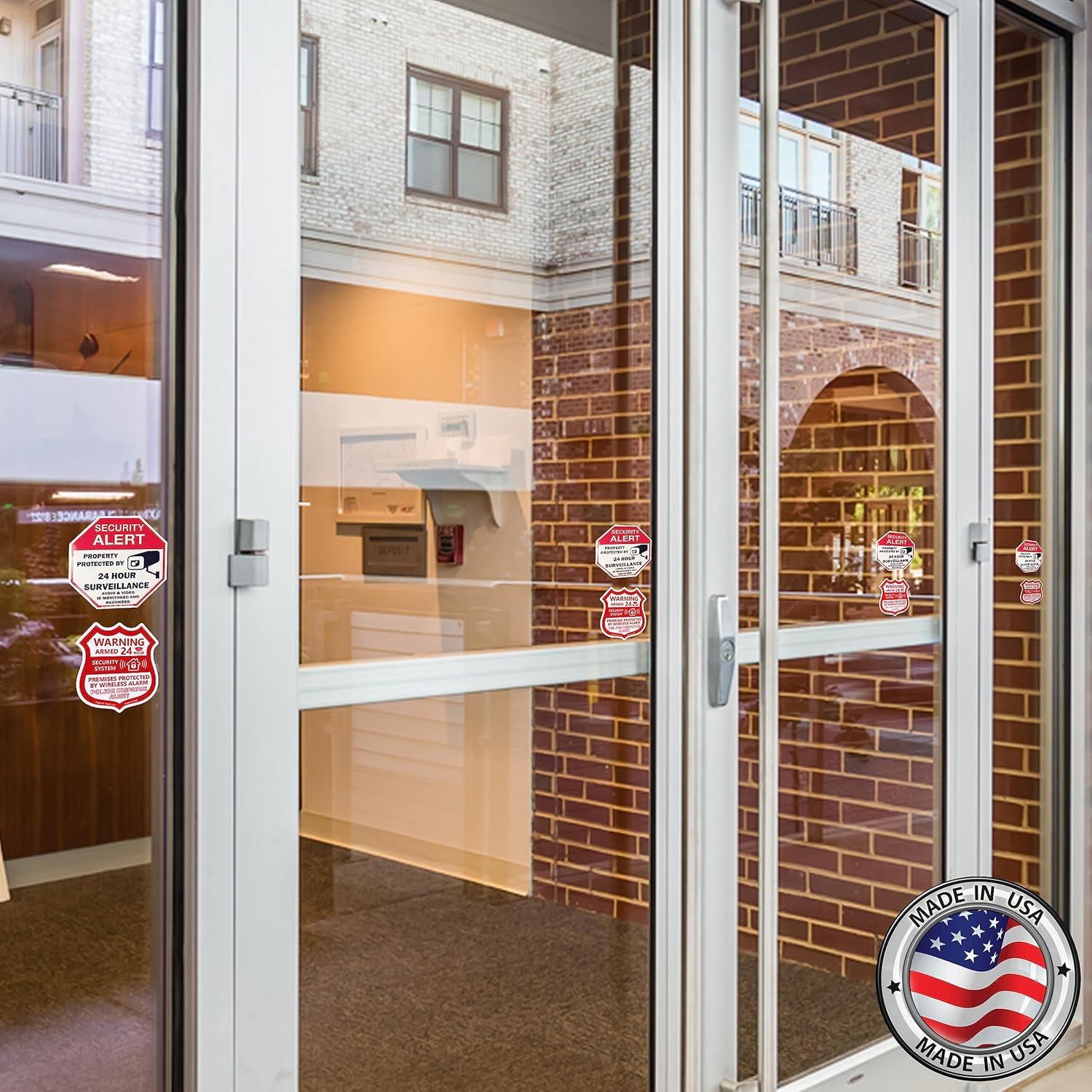 Pegatinas de Seguridad Psyfer® - Paquete de 12 a Prueba de Agua