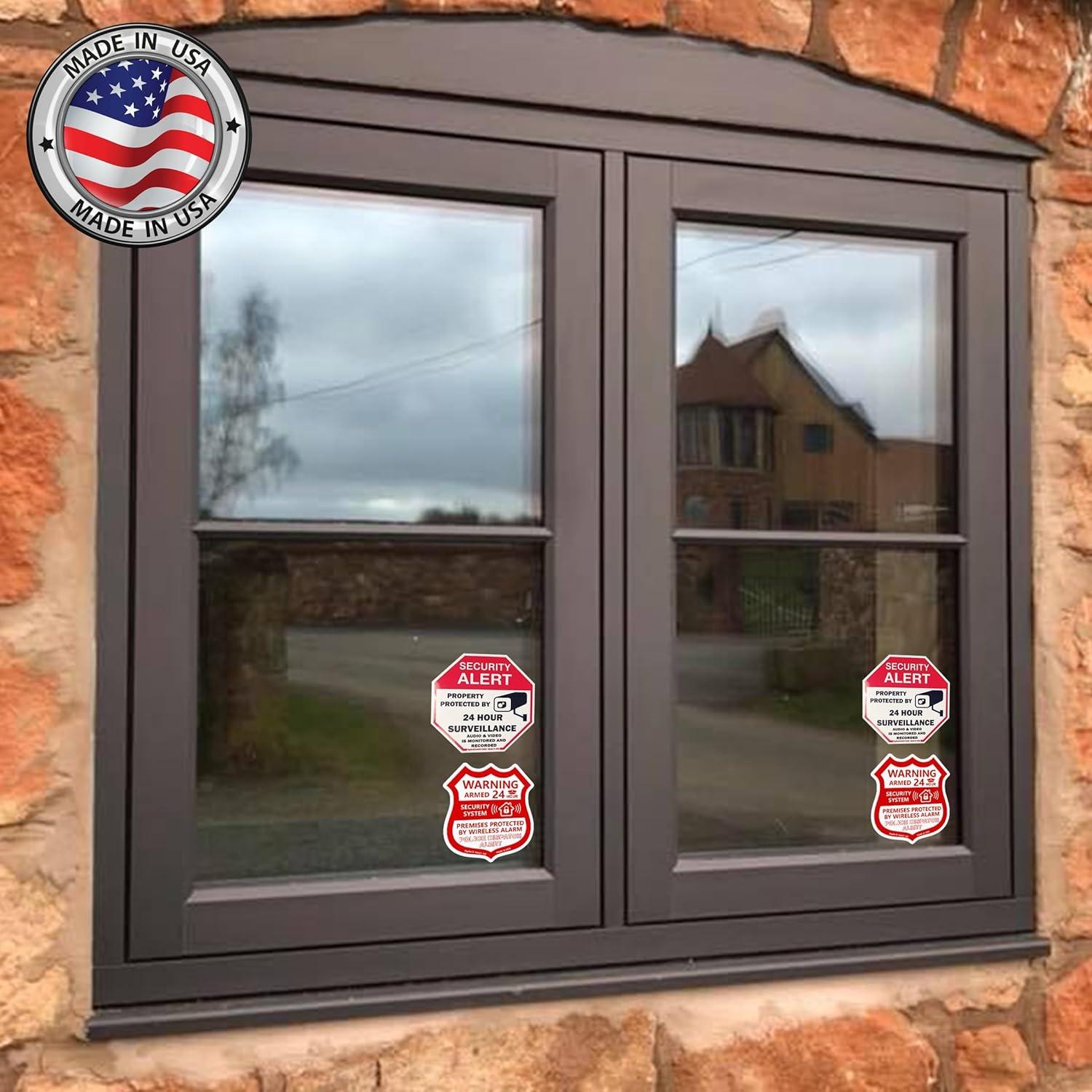 Pegatinas de Seguridad Psyfer® - Paquete de 12 a Prueba de Agua