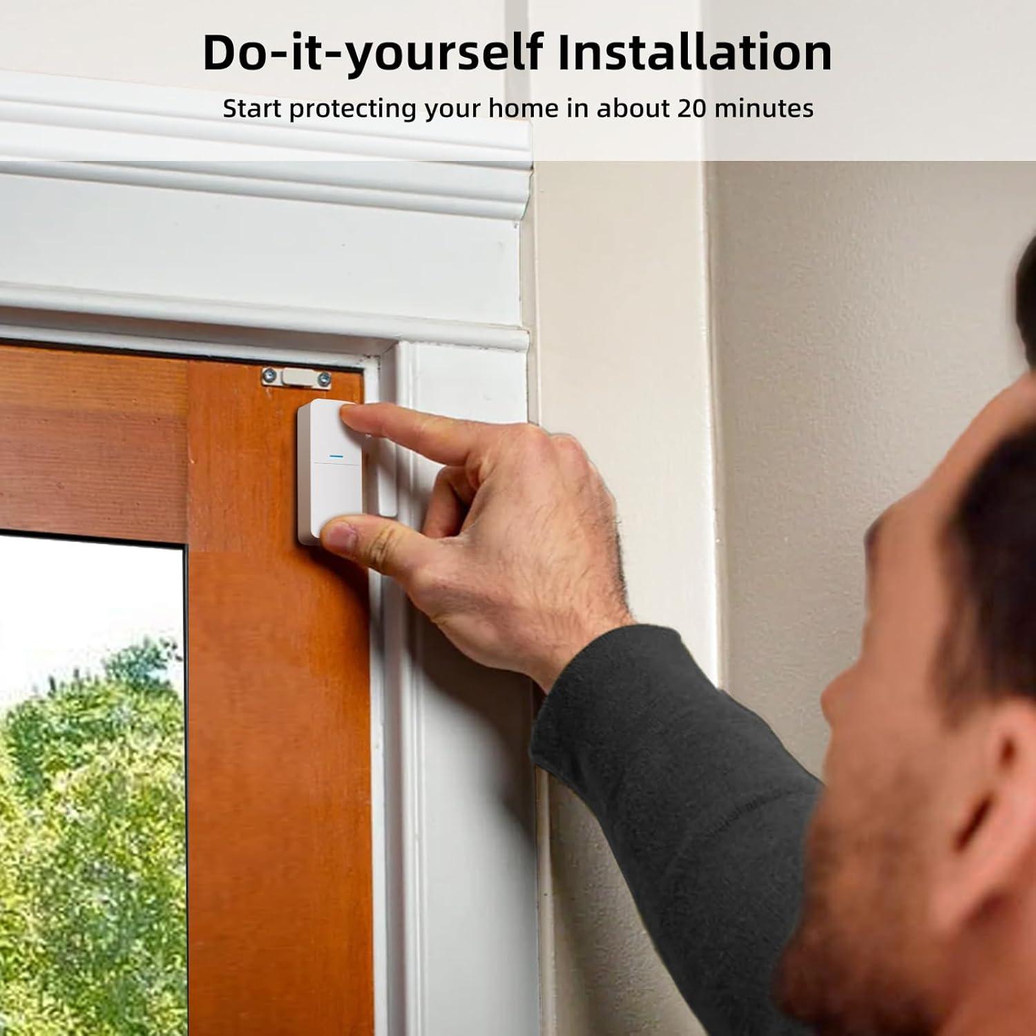 Sistema de Alarma Inalámbrico GRSICO 9 Piezas WiFi 120dB