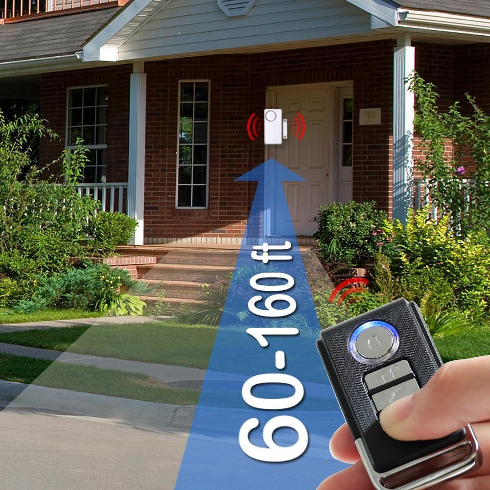 Alarma de Puerta HENDUN SF03RP Inalámbrica 2 Paquete 110 dB