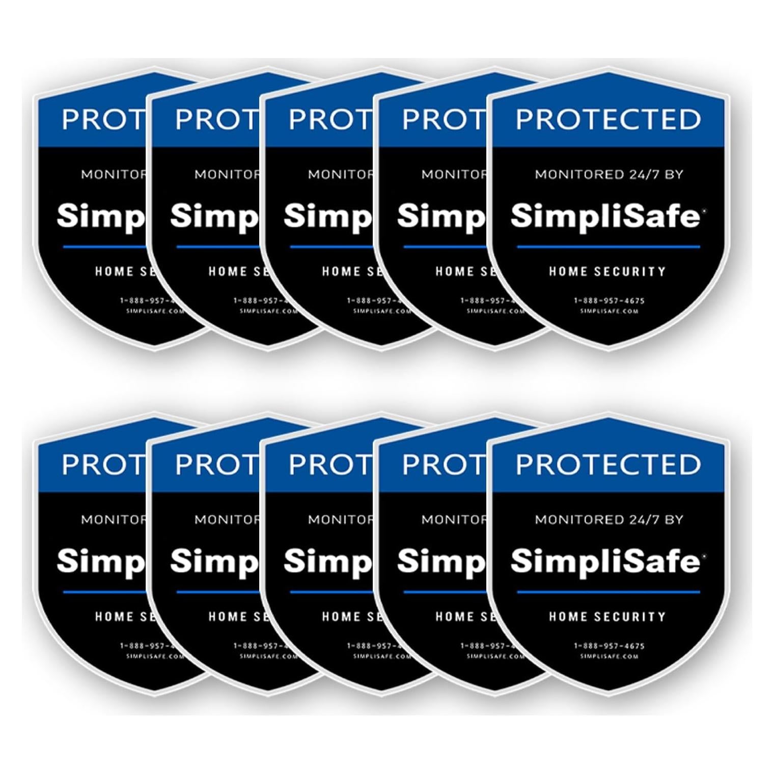 Calcomanías de Seguridad YHMYOALU para Puerta/Ventana - 10 Piezas