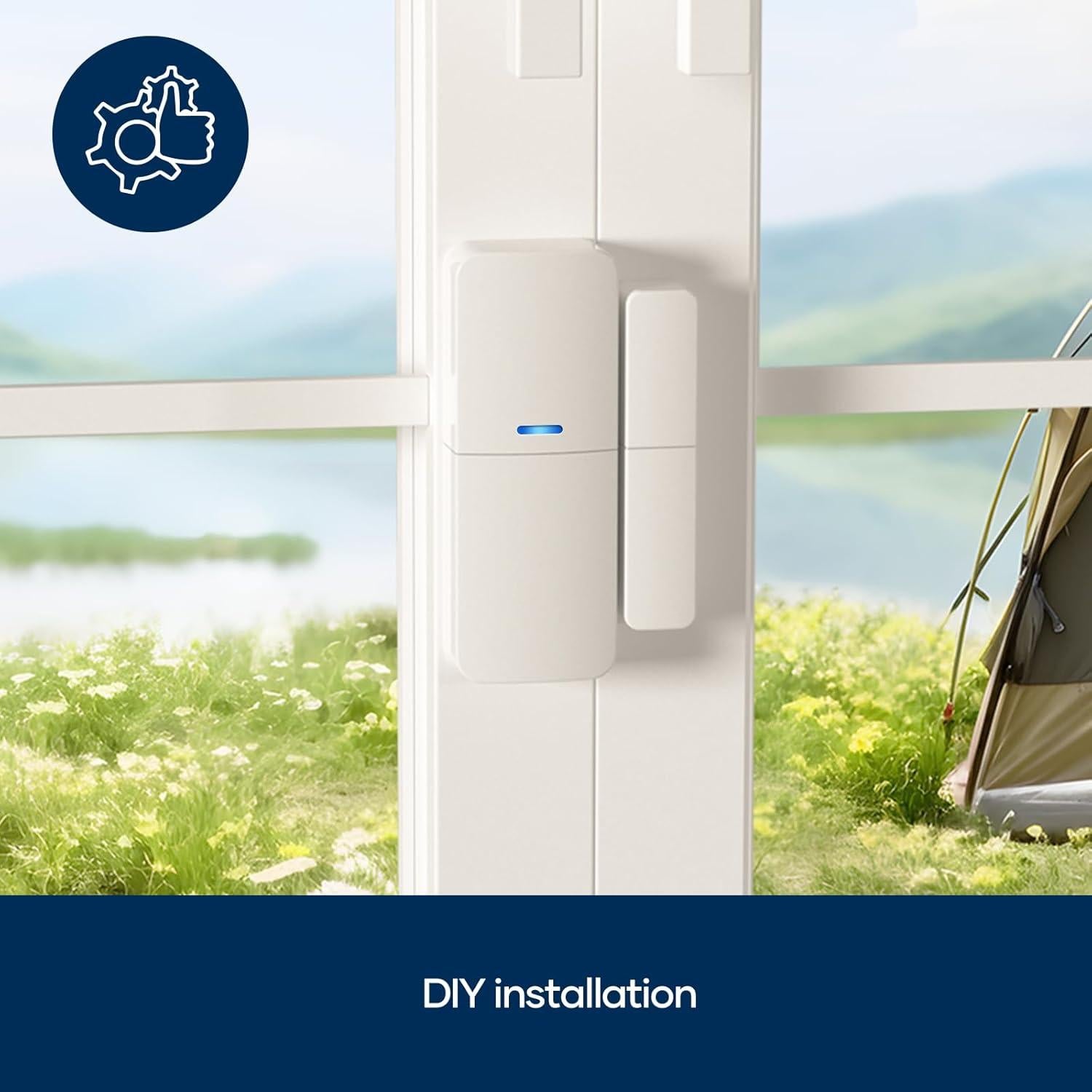 Sensor de Entrada Daping Paquete de 2 para Seguridad del Hogar