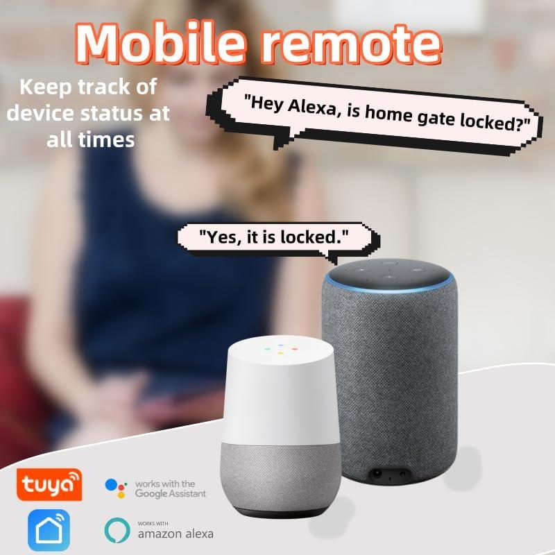 Sensor de Puerta WiFi FARYLINK F-SD01W para Seguridad del Hogar