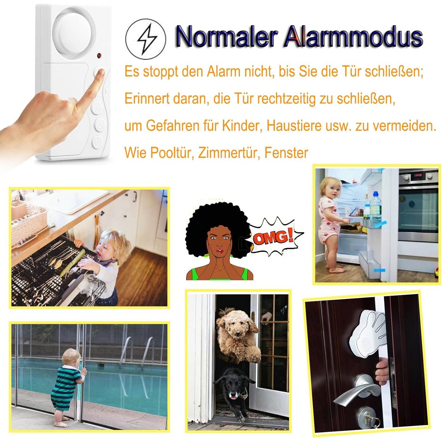 Alarma de Seguridad Umiitto para Puertas y Ventanas 108dB 2Pack