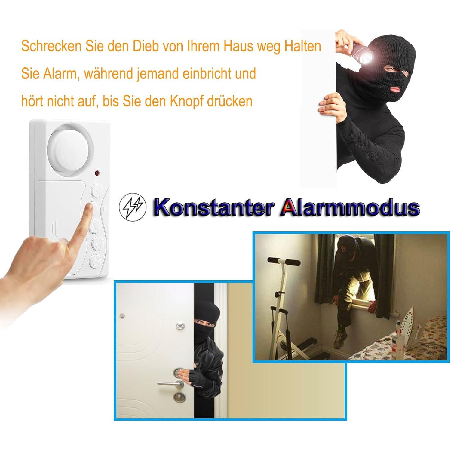 Alarma de Seguridad Umiitto para Puertas y Ventanas 108dB 2Pack