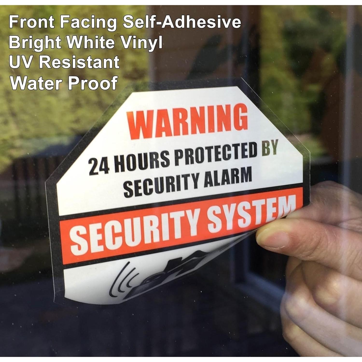 Etiquetas de Advertencia Vinilo Autoadhesivo Rockmount 4 Pzas