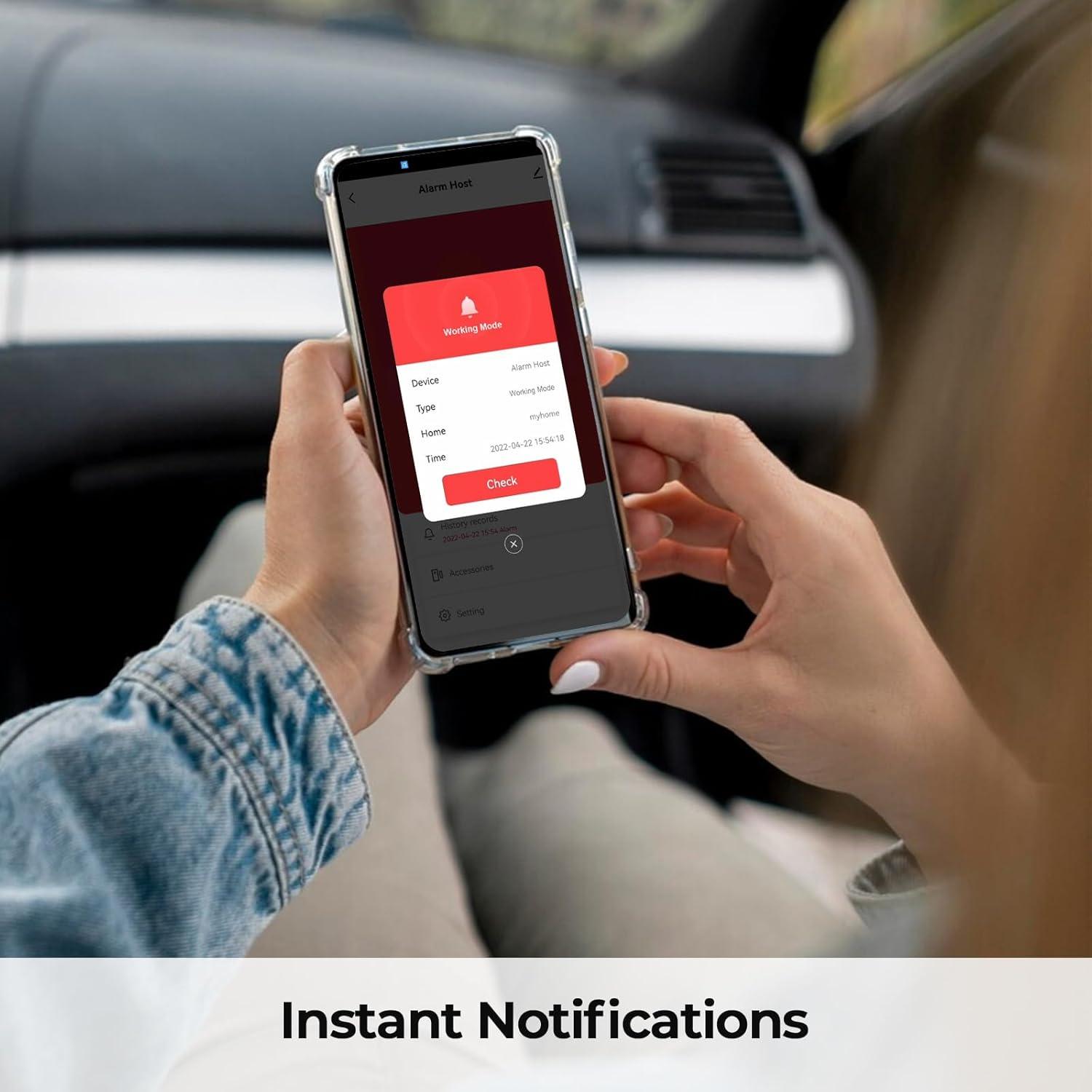 Sistema de Alarma Inalámbrico WiFi Clouree 24 Piezas con Sensores