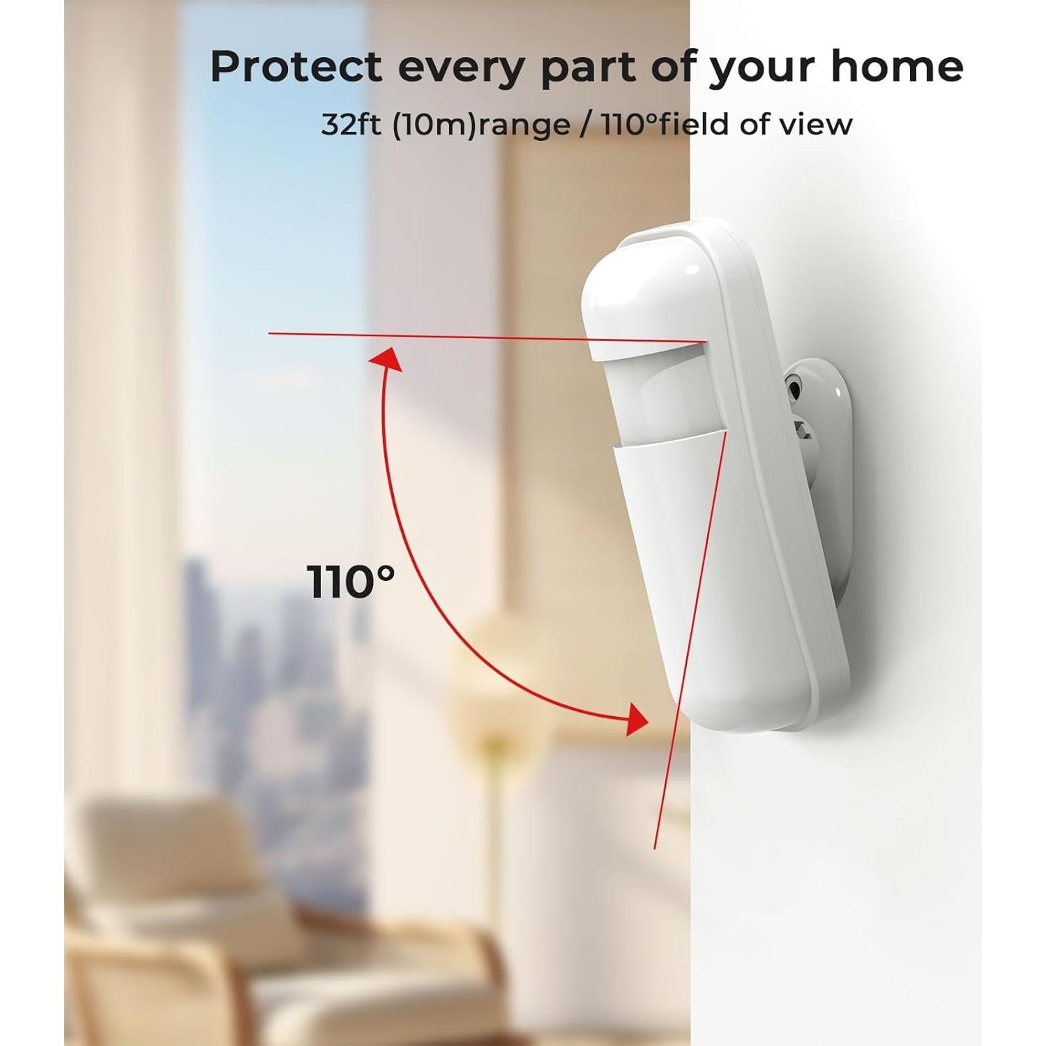 Sistema de Alarma Inalámbrico WiFi Clouree 24 Piezas con Sensores