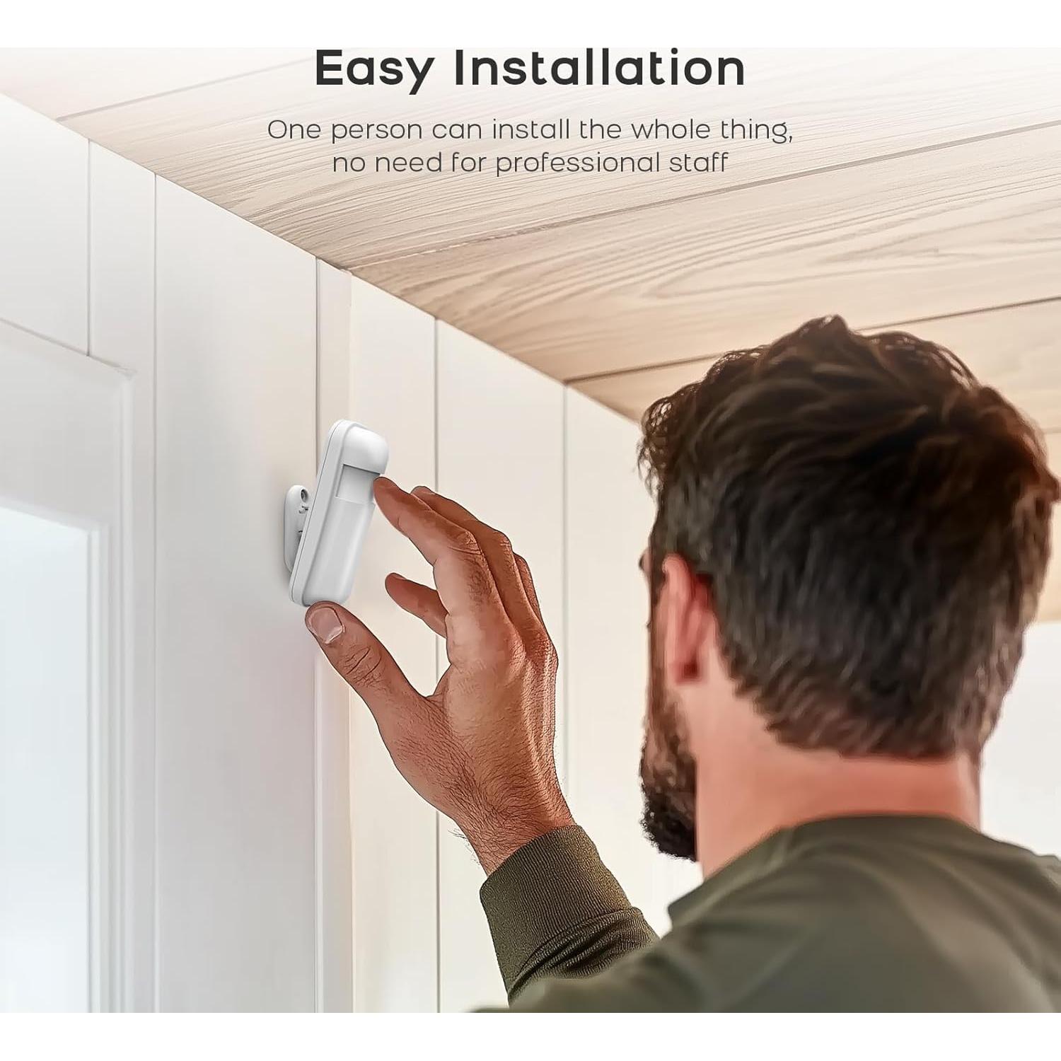 Sistema de Alarma Inalámbrico WiFi Clouree 24 Piezas con Sensores