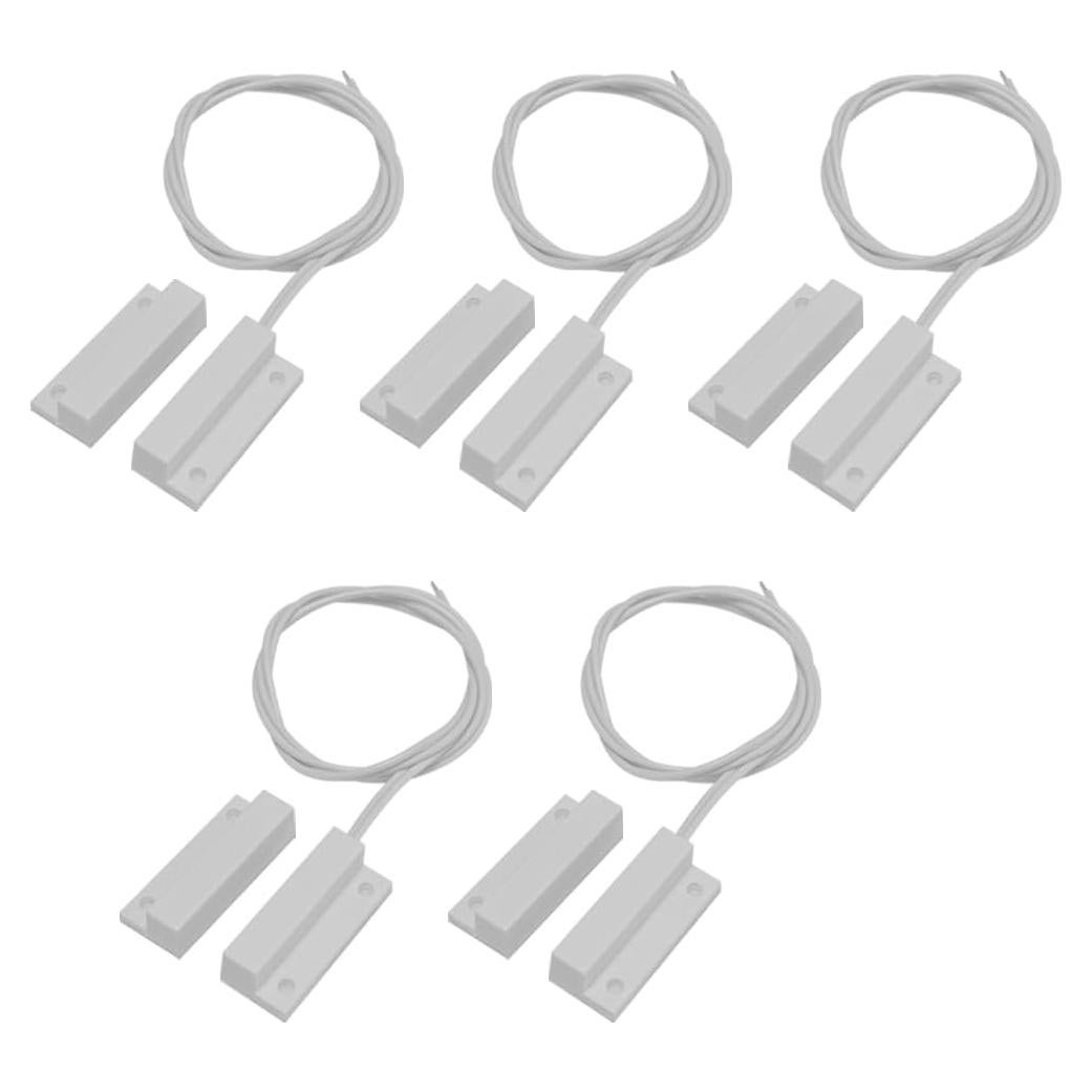 5 Contactos Magnéticos NC para Alarma de Puerta/Ventana DSYBJR