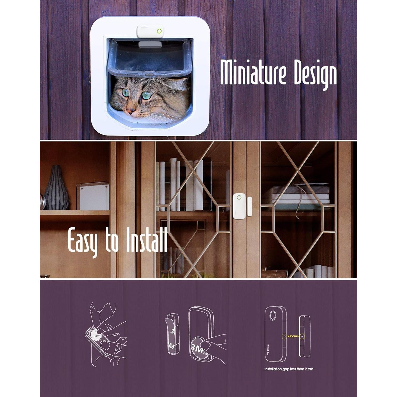 Sensor de Contacto Magnético VOCOlinc VS1 Alarma de Puerta