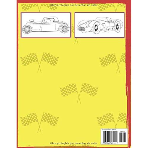Autos Increíbles: Libro para colorear y dibujar coches - niños a partir de 6 años - Incluye páginas para dibujar - 51 páginas (Spanish Edition)
