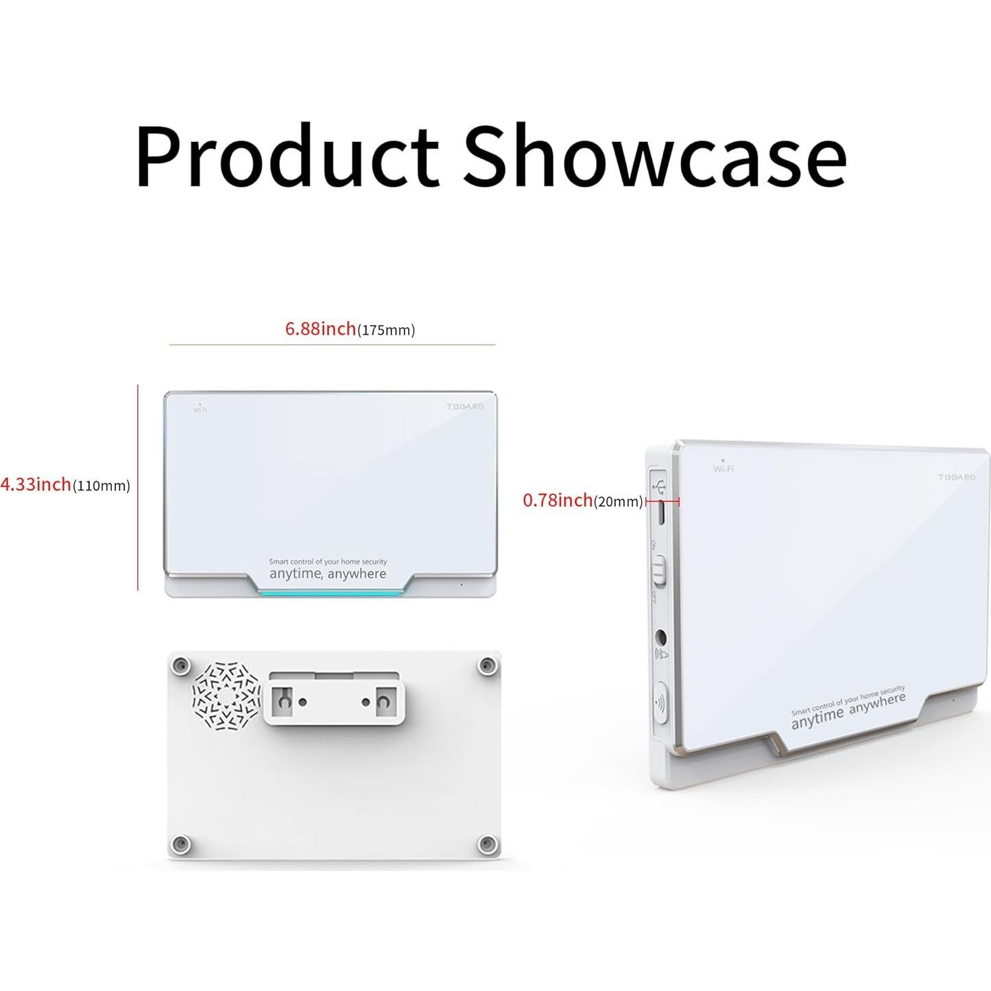 Sistema de Alarma de Seguridad WiFi TUGARD G21 10 Piezas