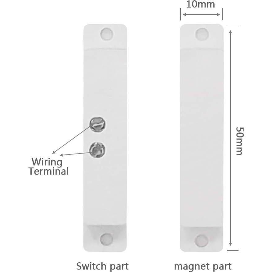 Sensor de Contacto Magnético GAGALOR C-40-4 para Alarma
