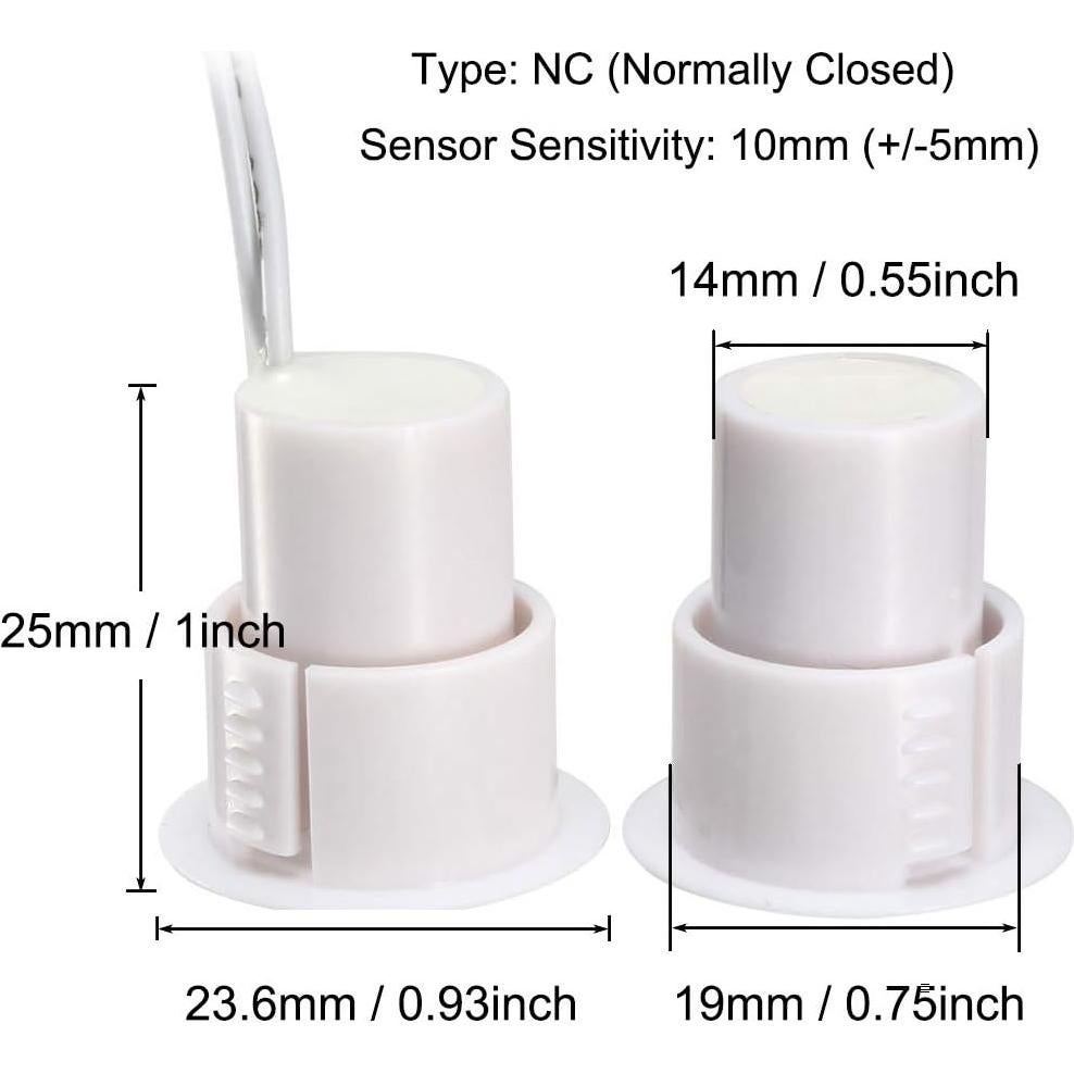 Sensor de Contacto Magnético VictorsHome RC-36 NC 5 Pcs