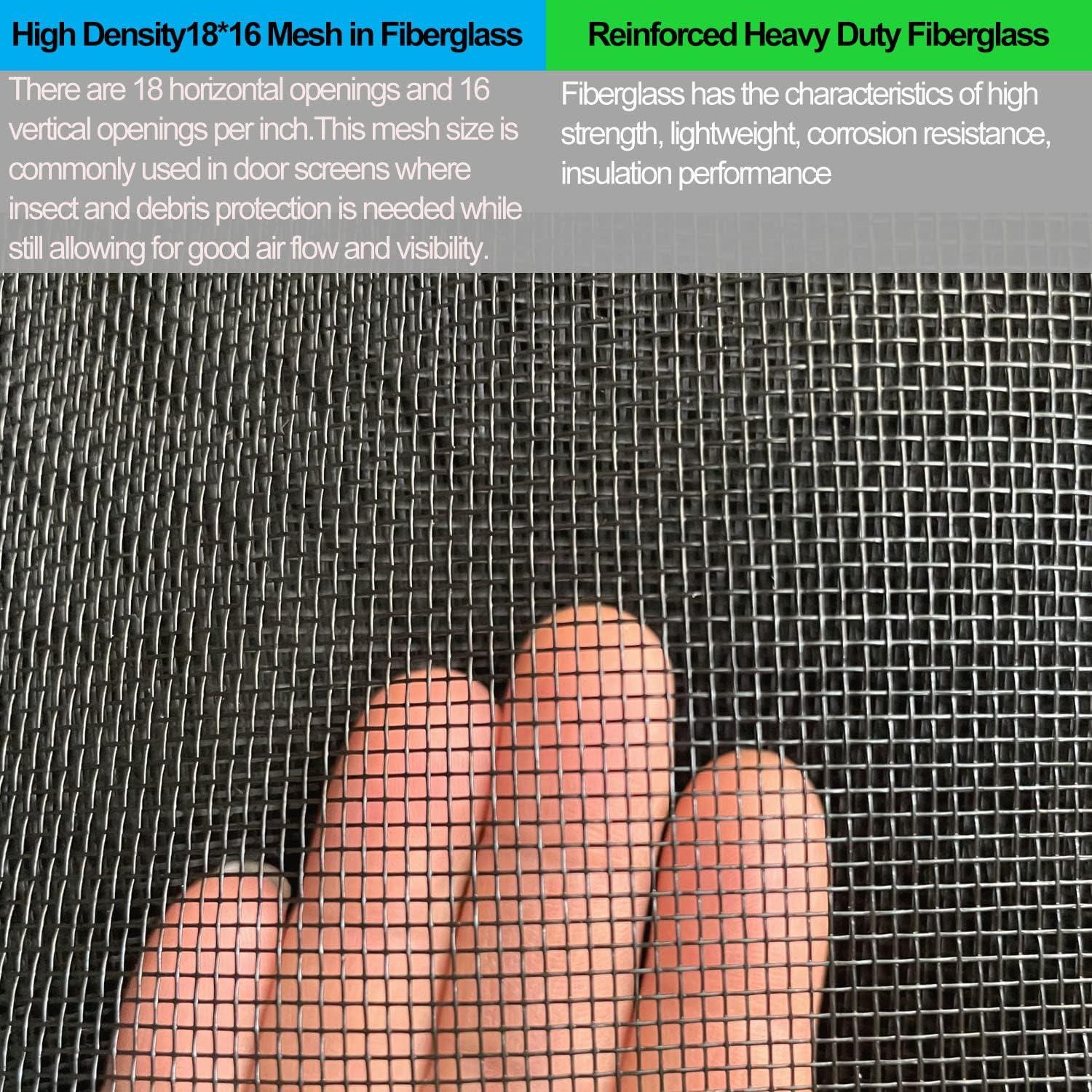 Puerta de Pantalla Magnética Anrukler 91x203 cm Alta Resistencia