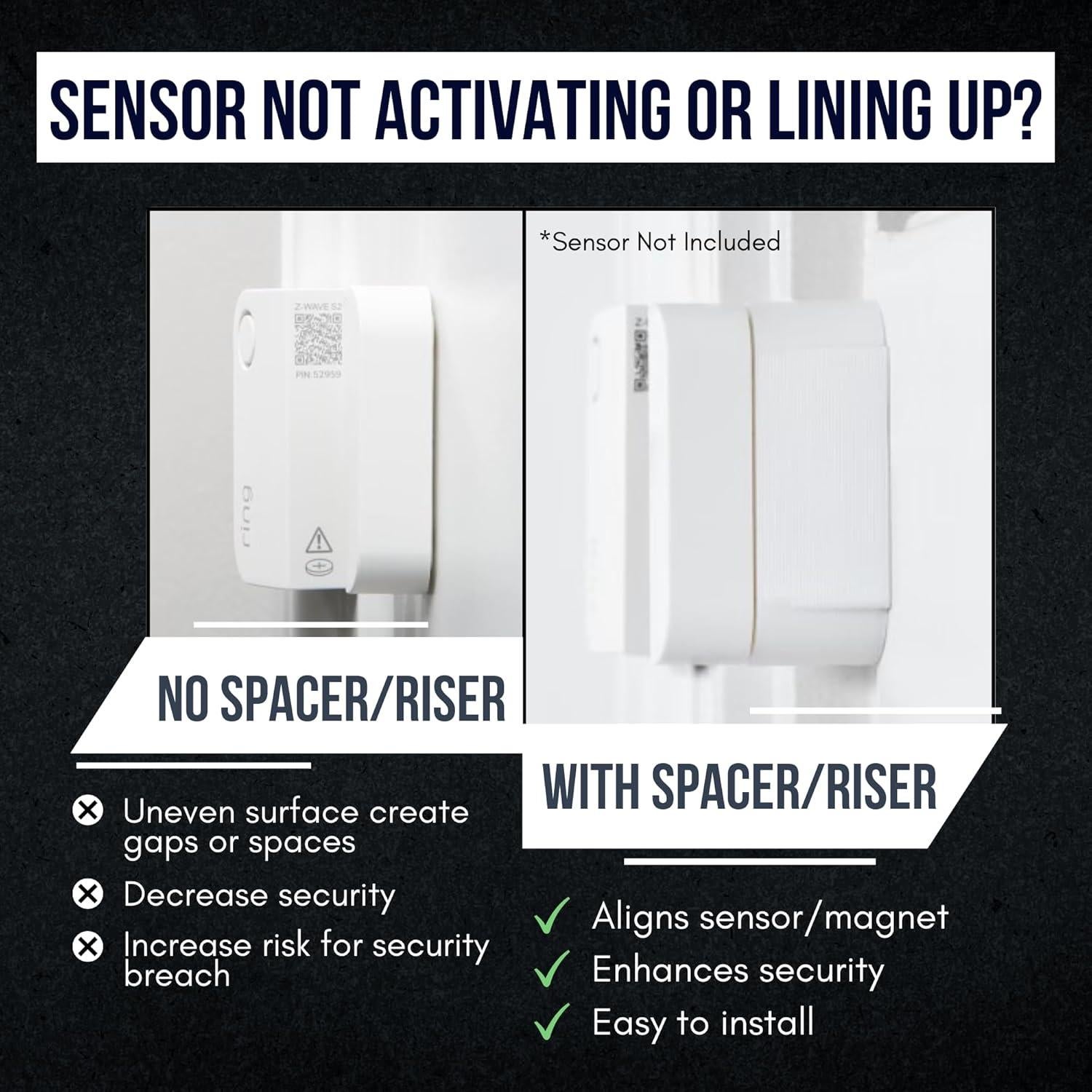 Elevadores Magnéticos de Alarma Ring - Pack de 2 - 2.54 cm