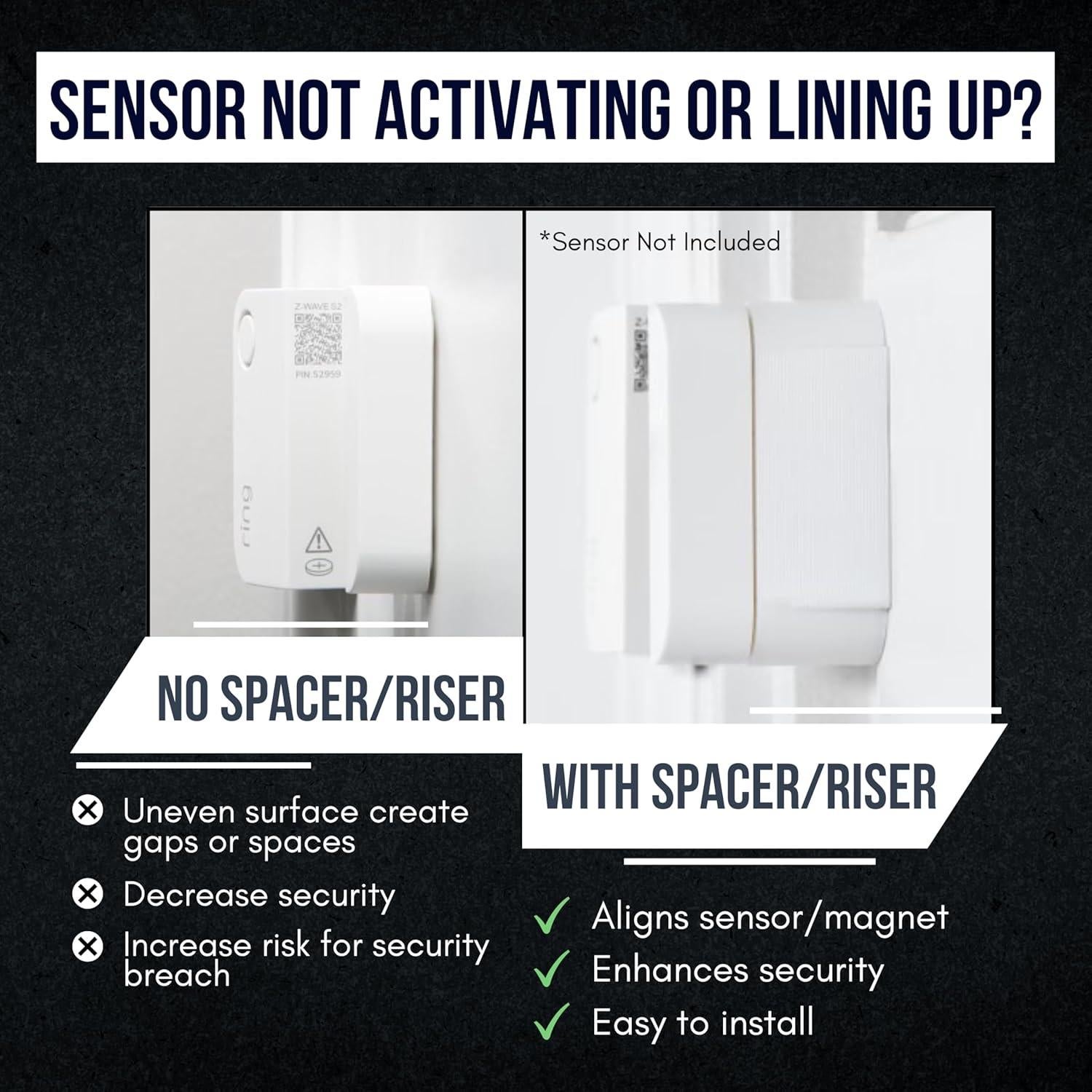 Soporte Magnético Ring para Sensor de Alarma - Paquete de 2