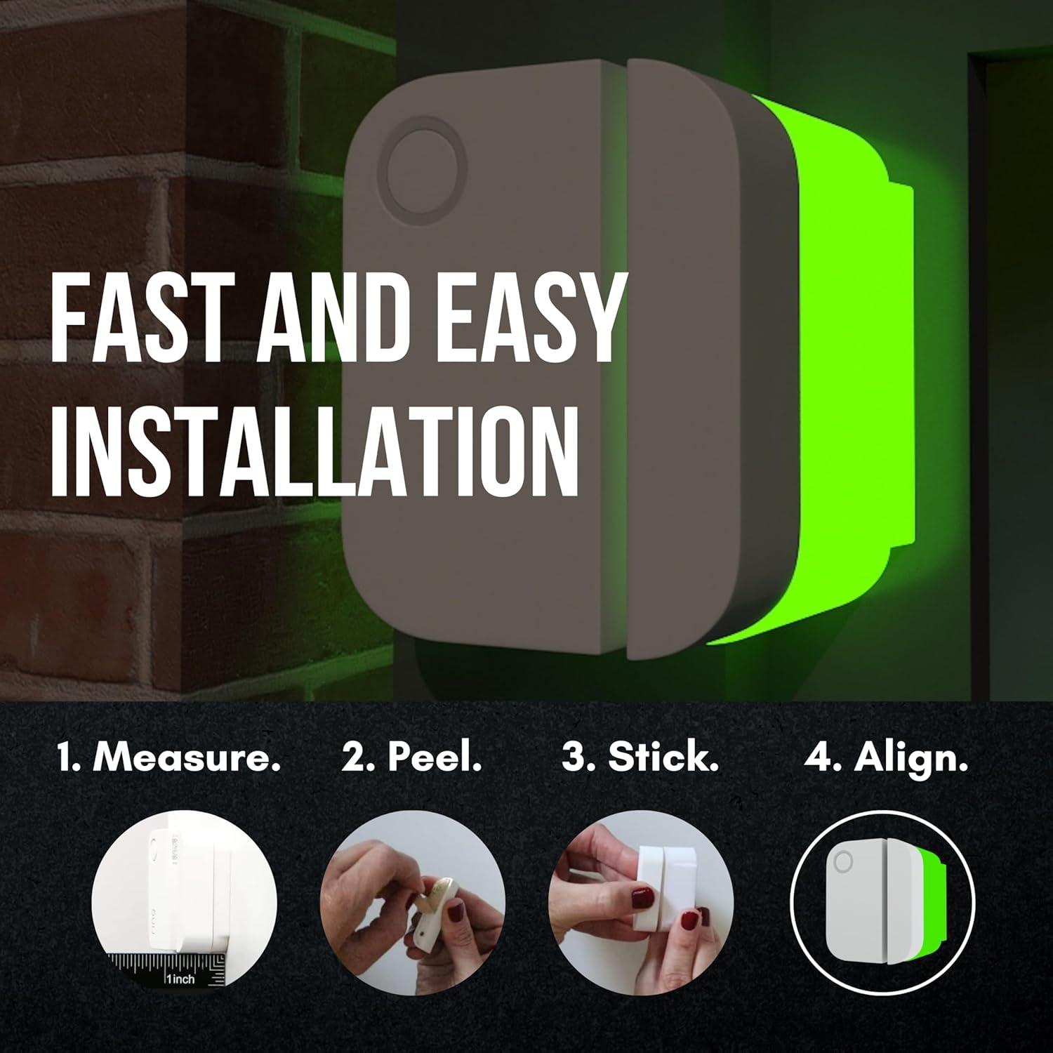 Soporte Magnético Ring para Sensor de Alarma - Paquete de 2