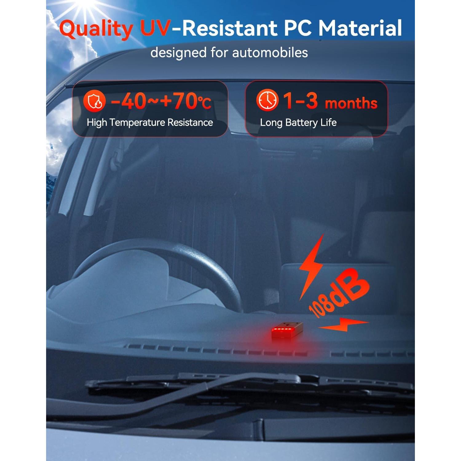 Alarma de Vibración Antirrobo ELECTOP 108dB Inalámbrica