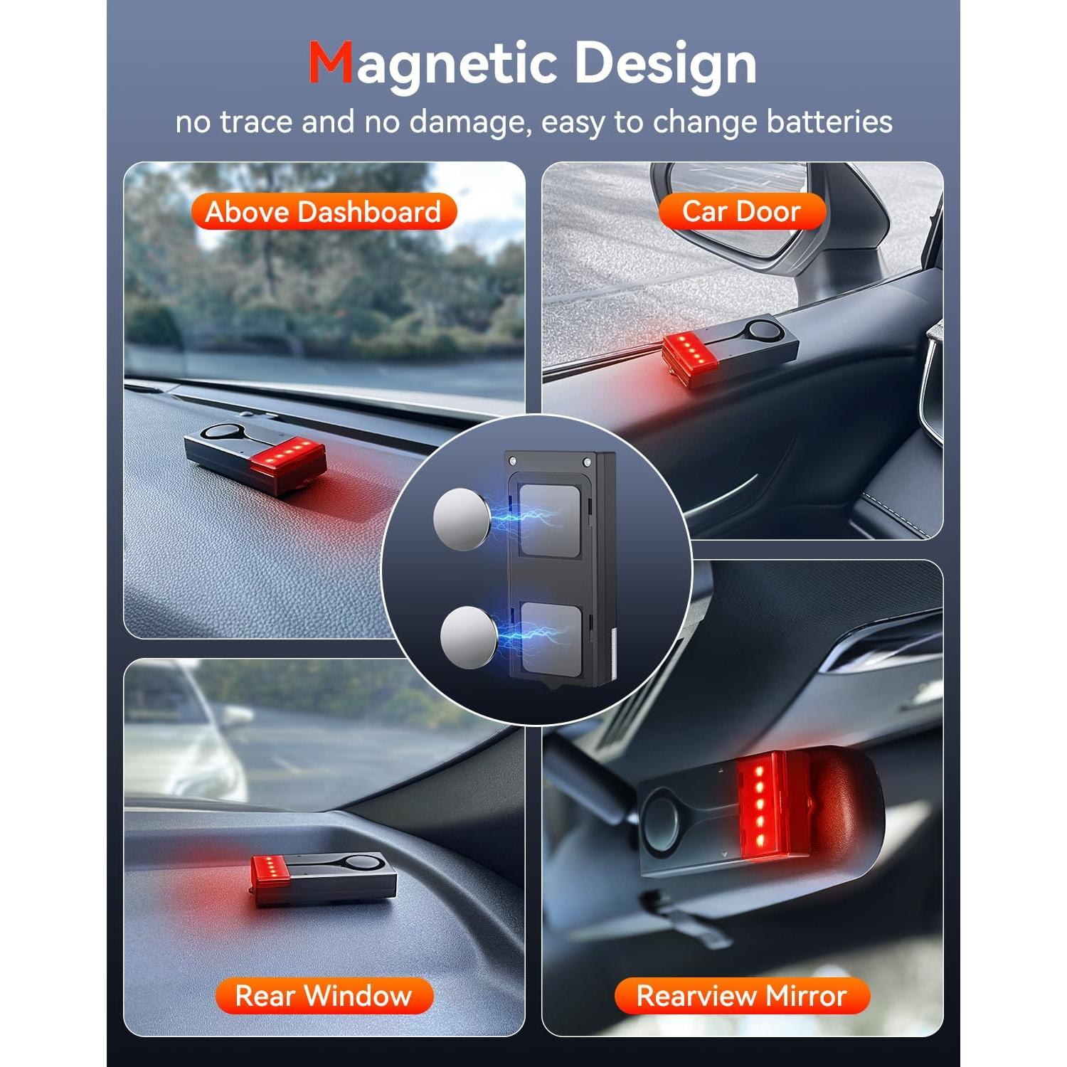 Alarma de Vibración Antirrobo ELECTOP 108dB Inalámbrica