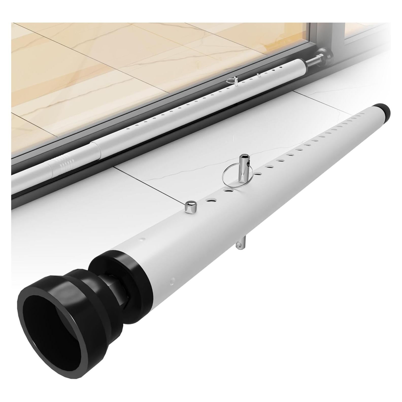 Barra de Seguridad Ajustable WooFog para Puertas y Ventanas 43-127 cm