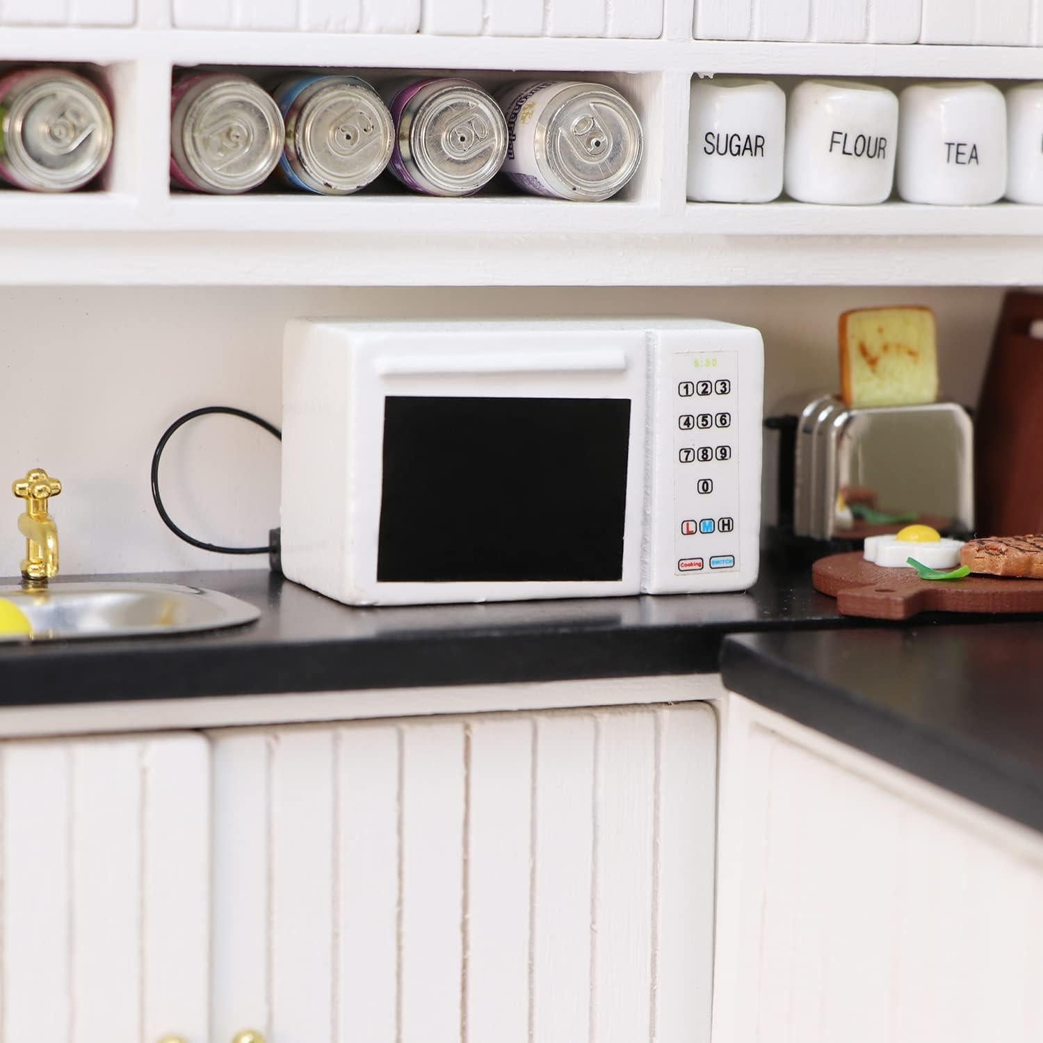 Microondas en Miniatura Cutemini 1:12 Muebles de Cocina