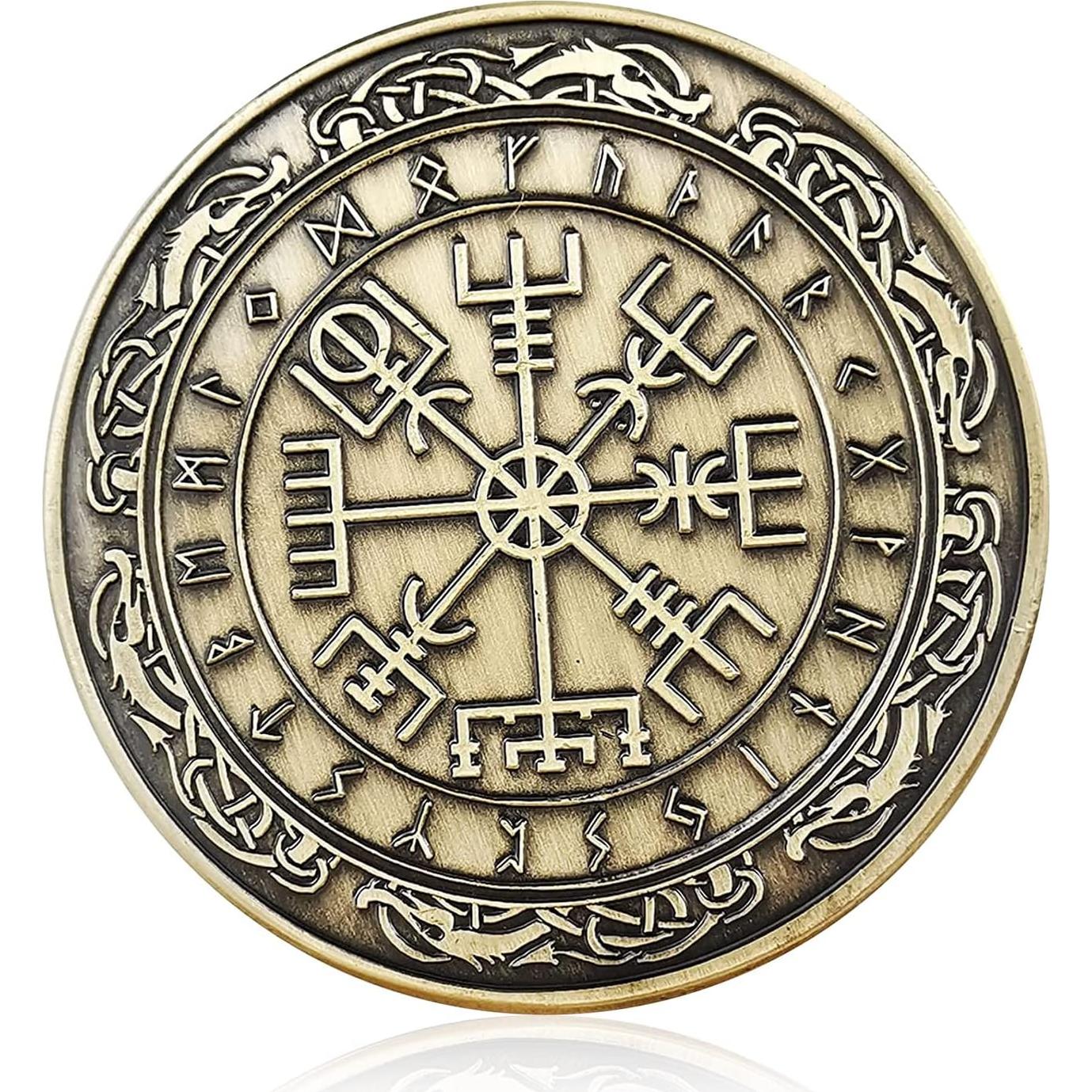 Conjunto de 5 Monedas Simbólicas Vikingas CHURYUML