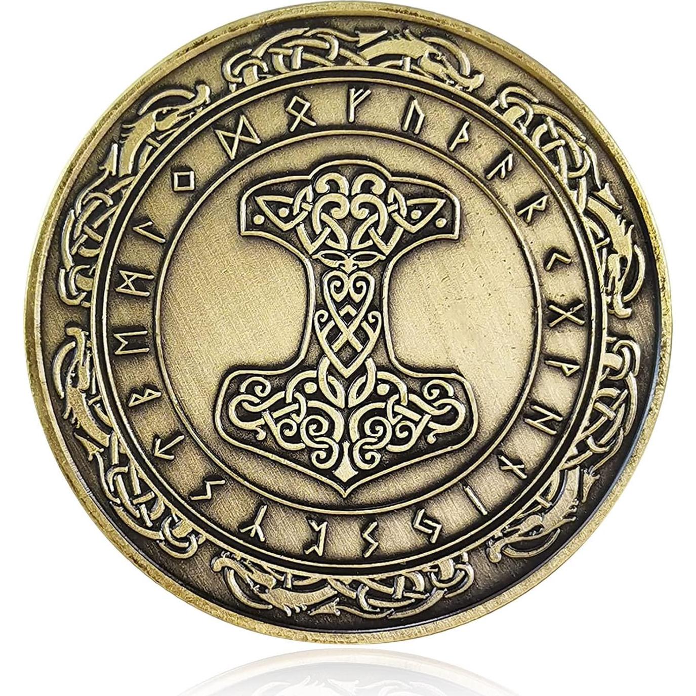 Conjunto de 5 Monedas Simbólicas Vikingas CHURYUML