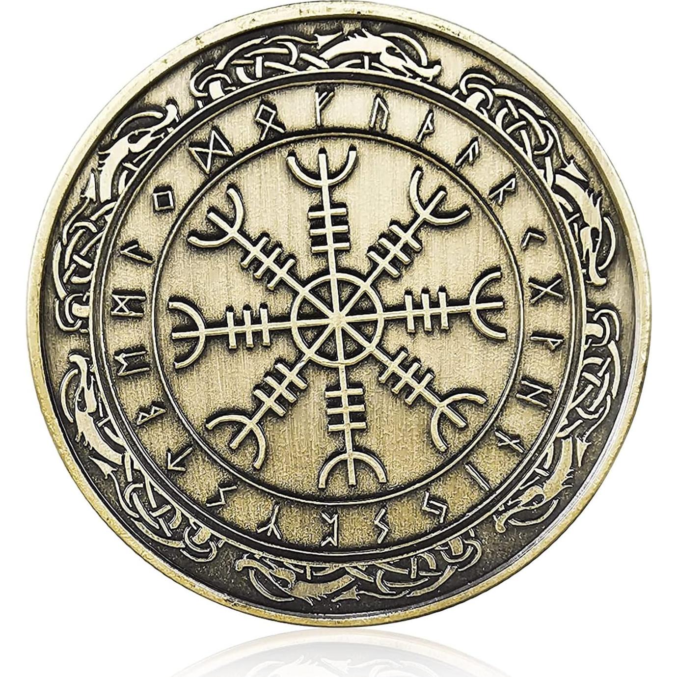 Conjunto de 5 Monedas Simbólicas Vikingas CHURYUML