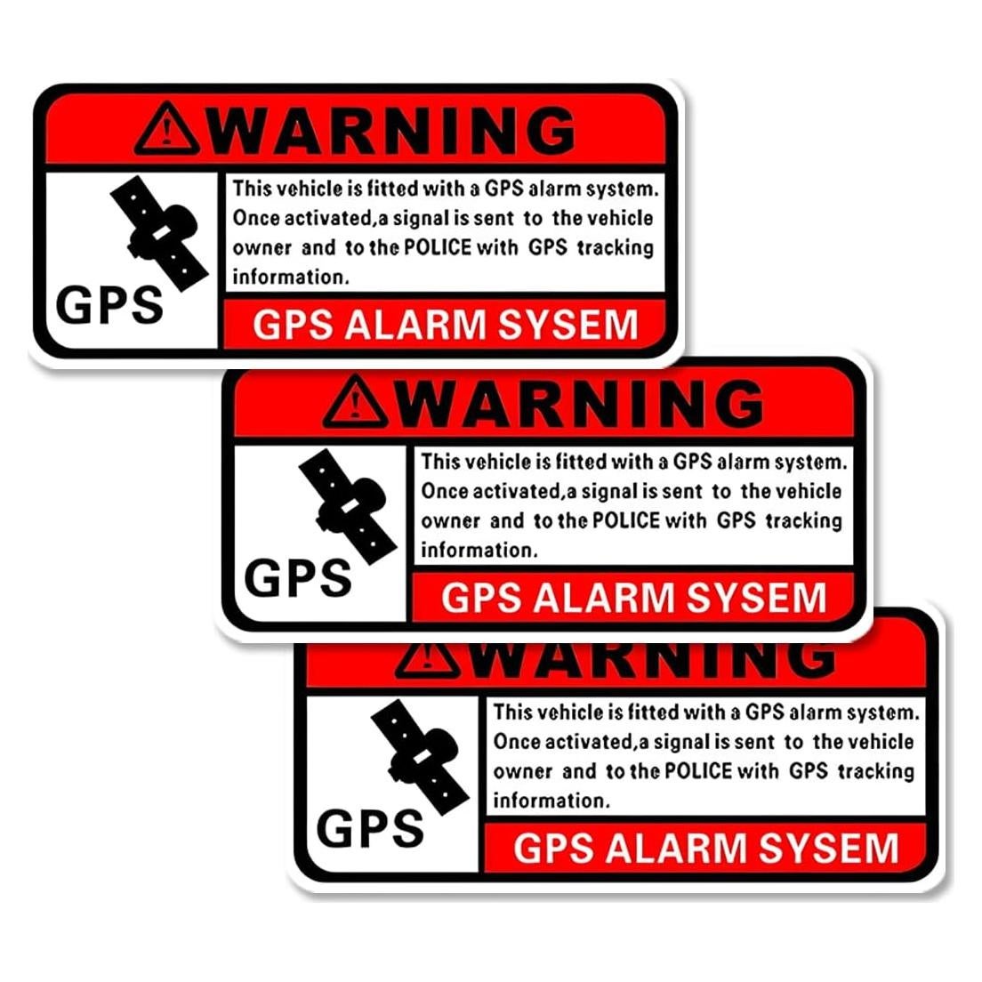 Calcomanías de Advertencia para Automóviles Osilly 3 Piezas