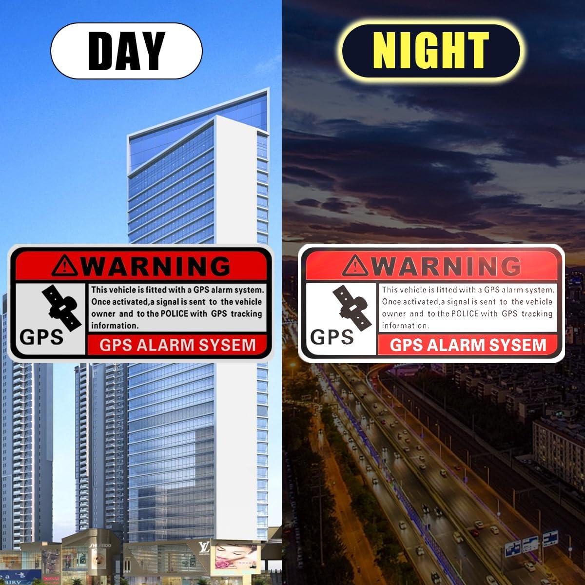 Calcomanías de Advertencia para Automóviles Osilly 3 Piezas