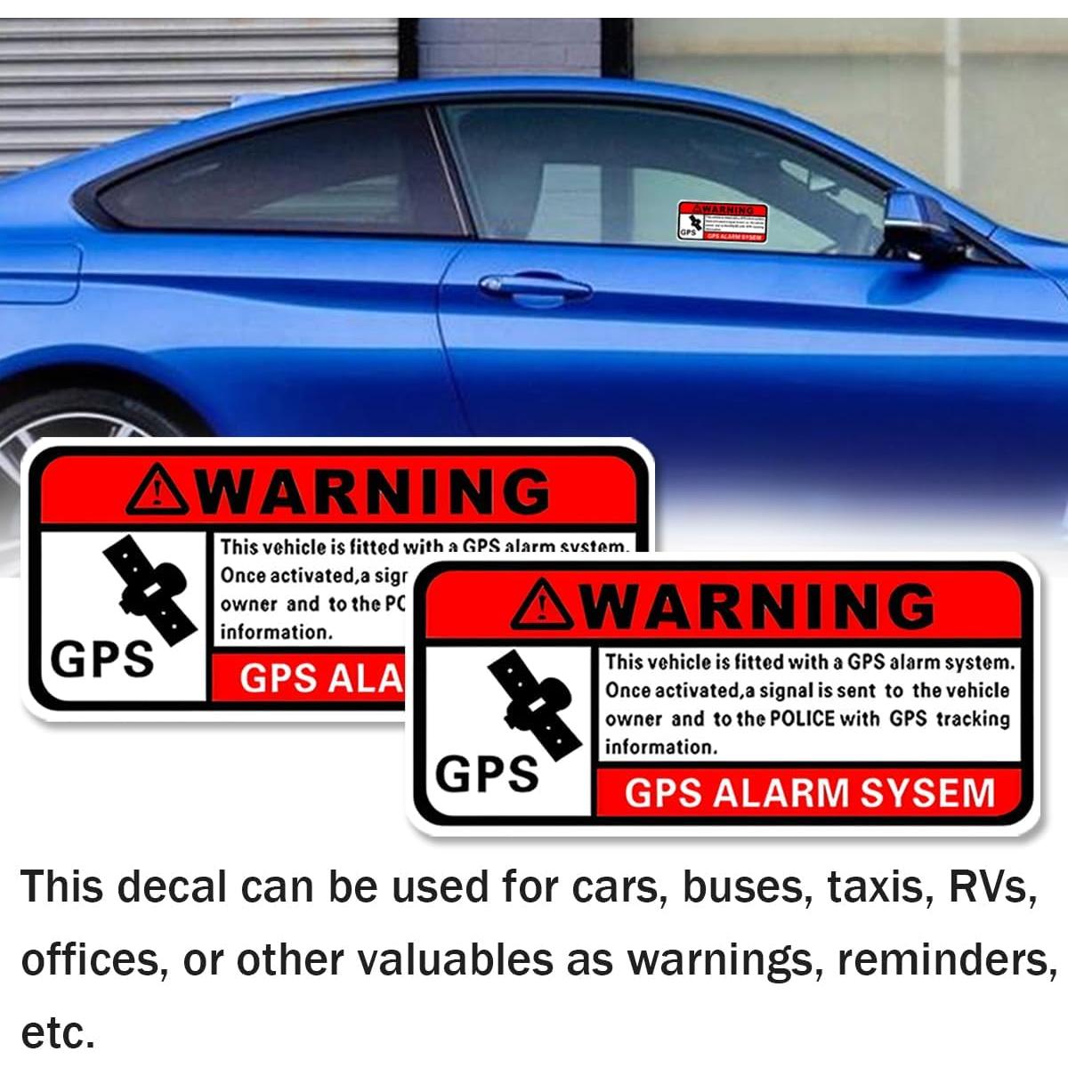 Calcomanías de Advertencia para Automóviles Osilly 3 Piezas