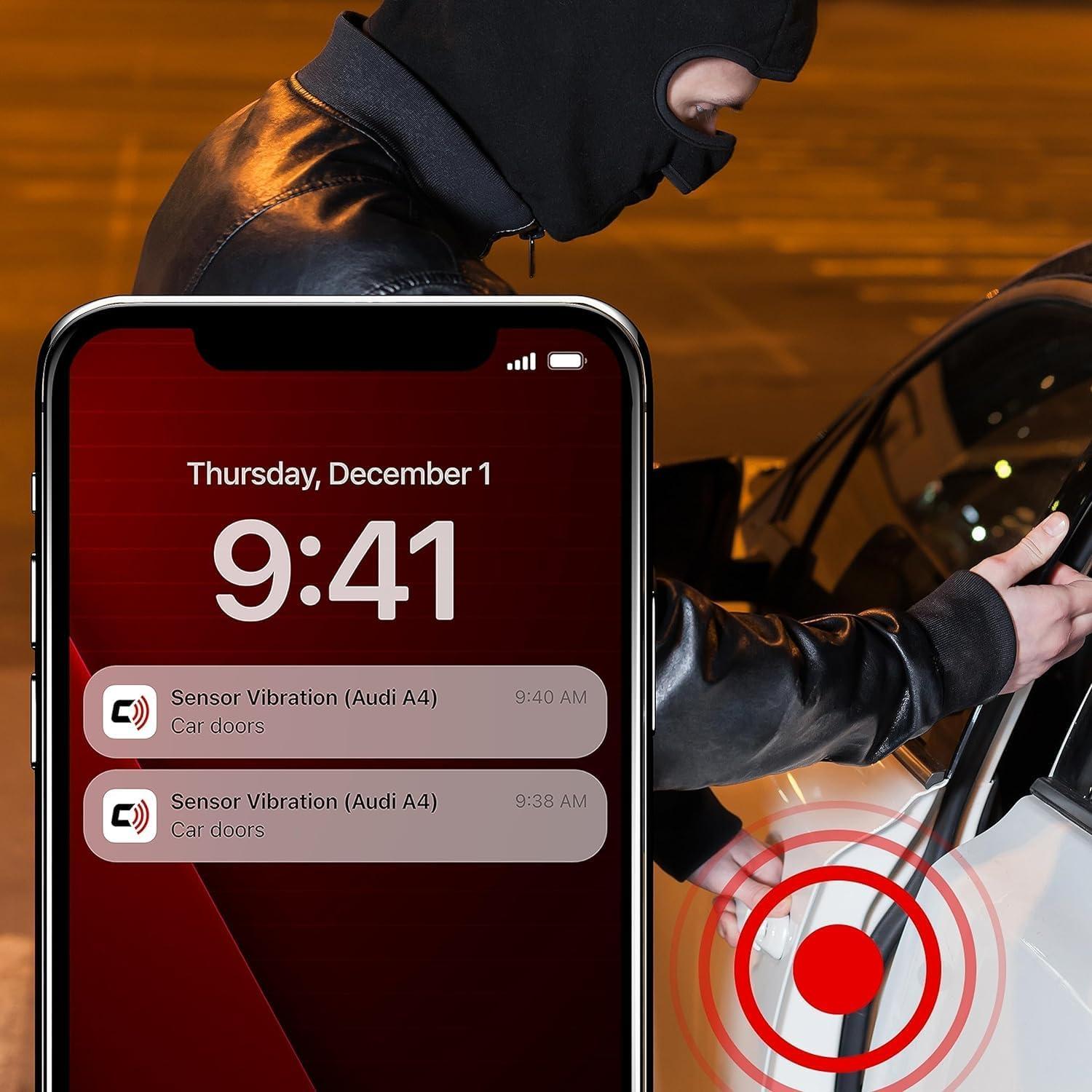 Sensor de Vibración CarLock CLVibSensor - Protección Vehicular