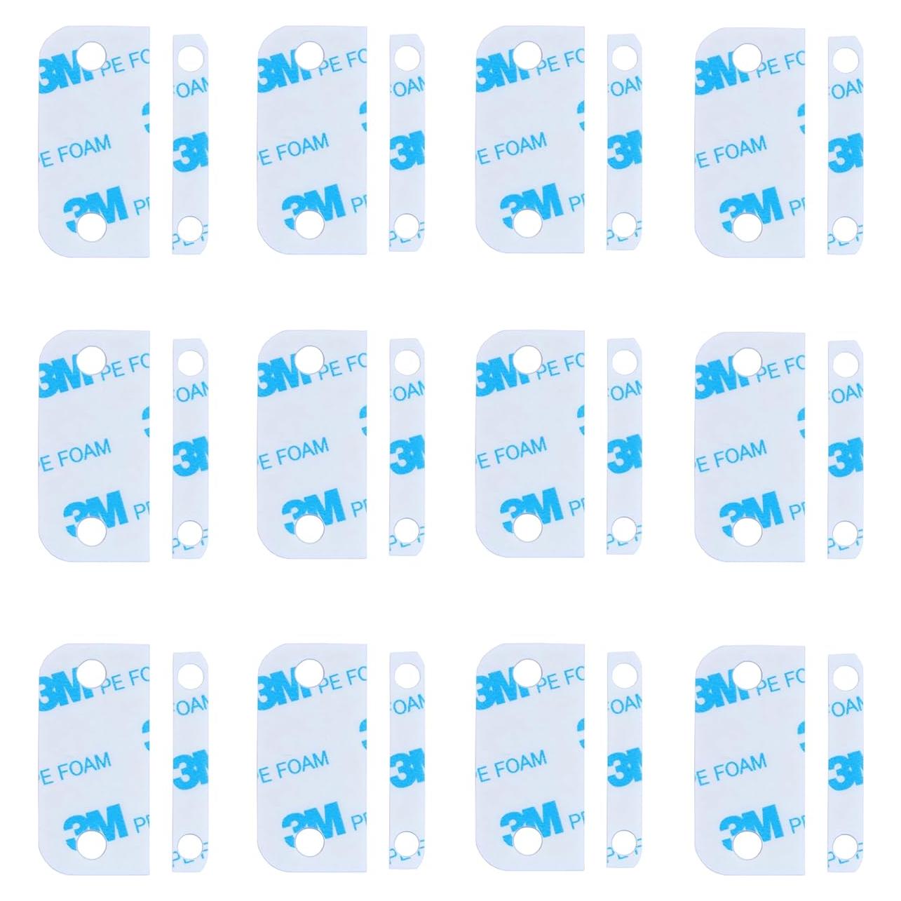 Cinta Adhesiva de Reemplazo para Sensores Ring Alarm 2da Gen - 24 Almohadillas Duras