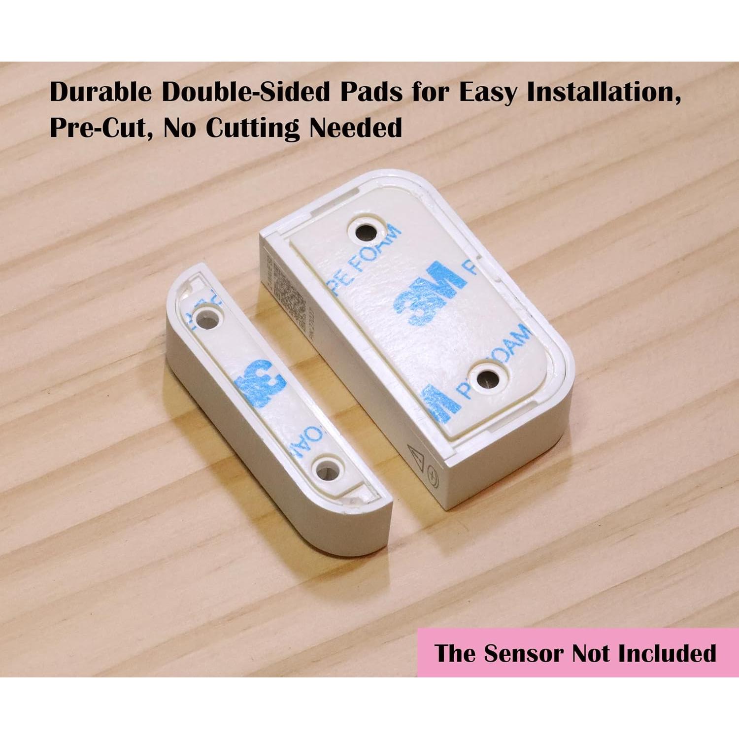Cinta Adhesiva de Reemplazo para Sensores Ring Alarm 2da Gen - 24 Almohadillas Duras