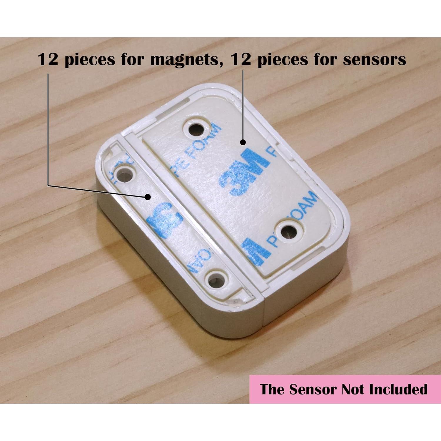 Cinta Adhesiva de Reemplazo para Sensores Ring Alarm 2da Gen - 24 Almohadillas Duras