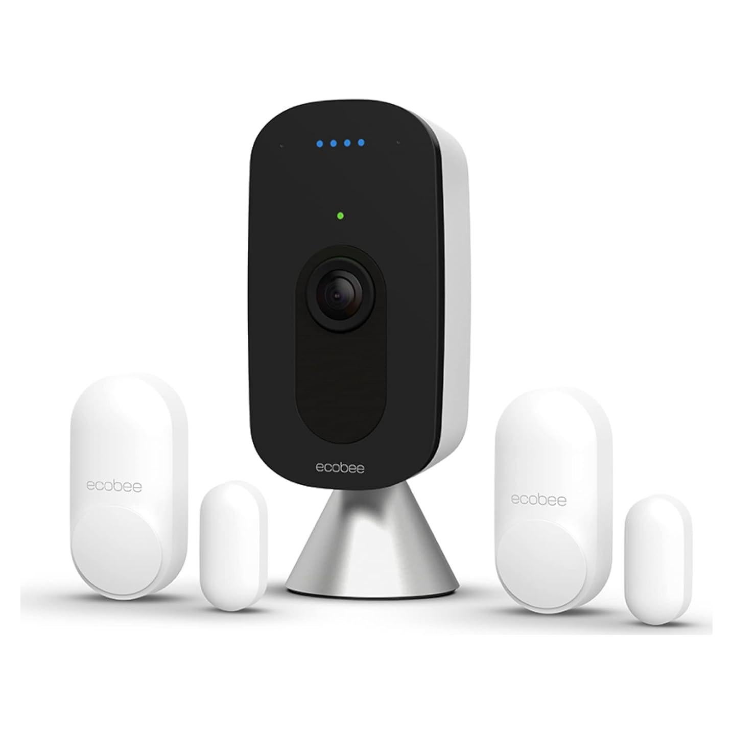 Cámara de Seguridad WiFi ecobee SmartCamera + 2 Sensores