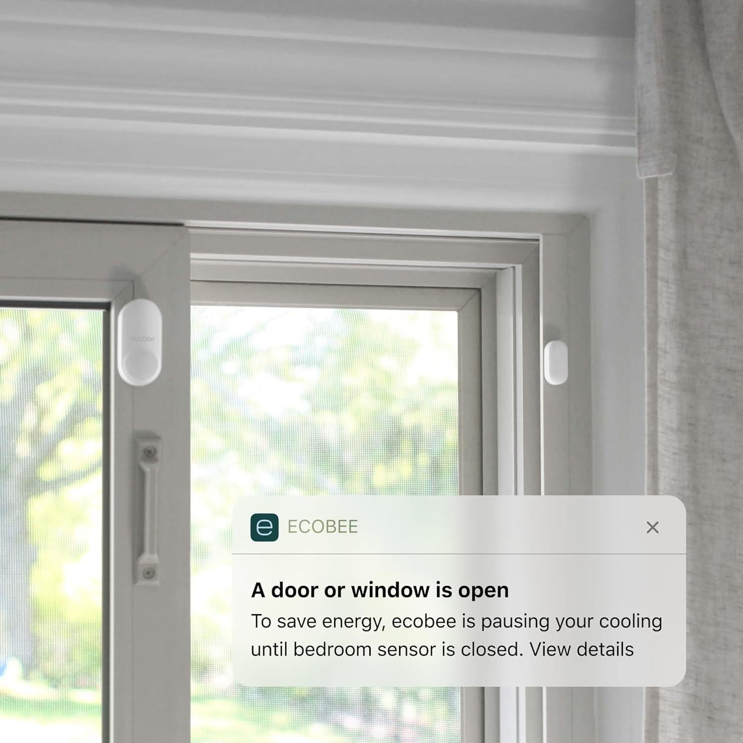 Cámara de Seguridad WiFi ecobee SmartCamera + 2 Sensores