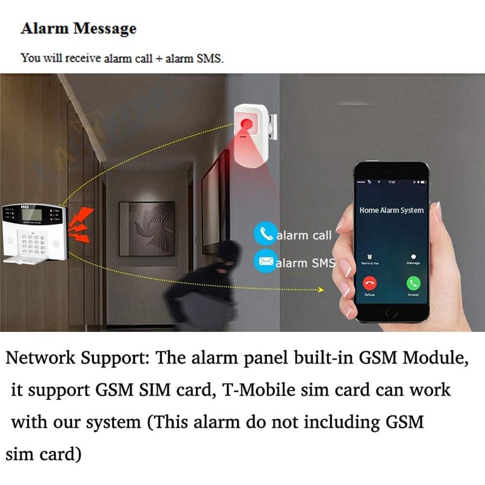Sistema de Alarma Inalámbrico AGSHOME 4G 99 Zonas Seguridad